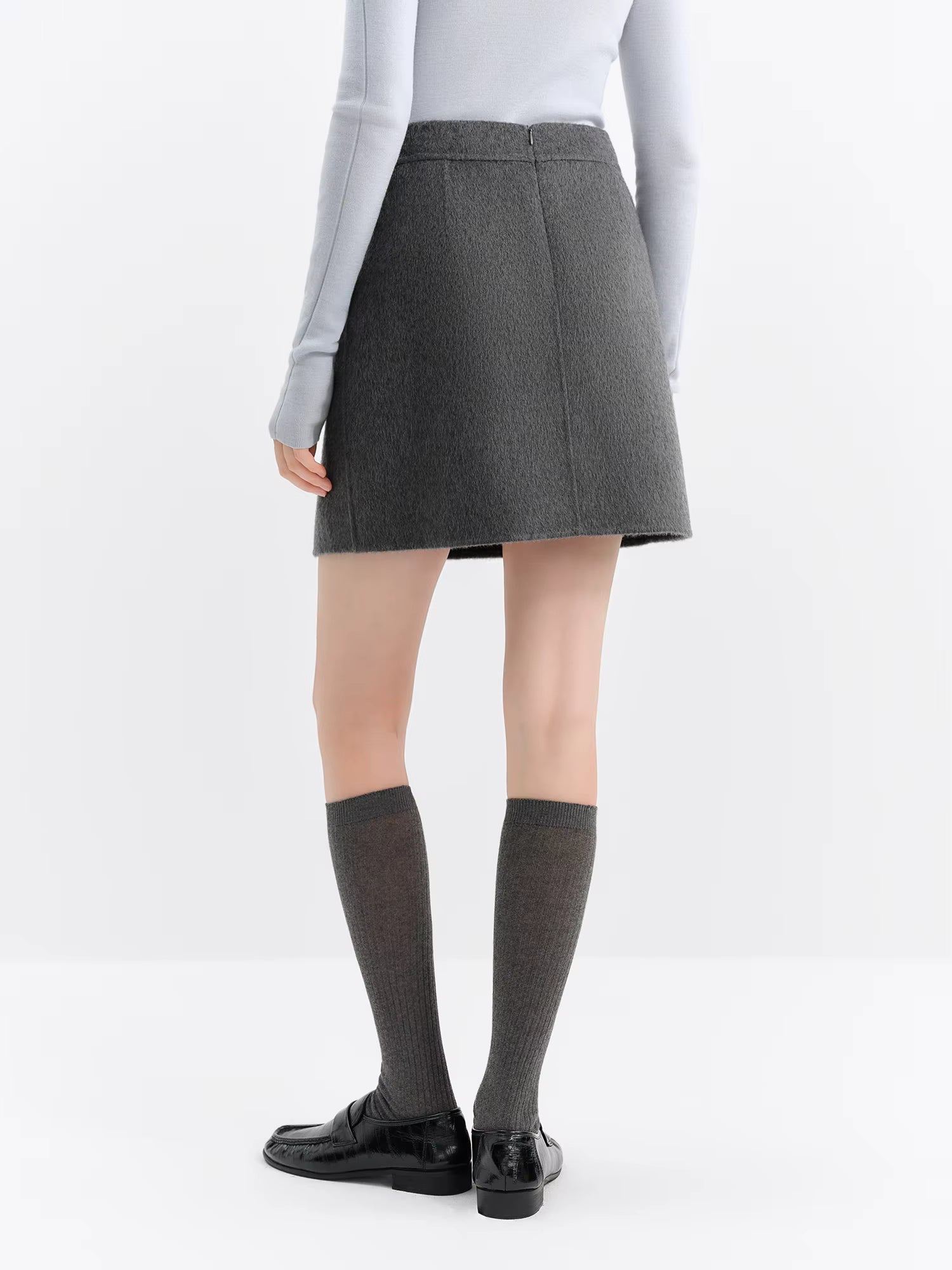 2025 Winter Women Short Wool Blend Coat Set with 3D Floral Pattern - Elegant Two-Piece Outerwear for Casual and Date Nights