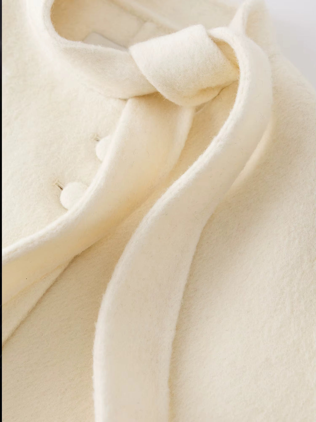 Winter 2025 Women's Double Faced Short Coat - Luxury Wool Blend Premium Tweed Jacket Casual Elegance for Daily Outwear