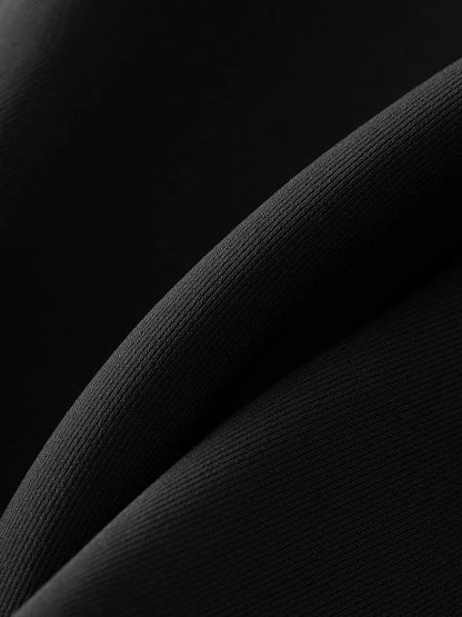 FSLE High Waisted Straight Leg Skirt For Women's Summer 2024 New Commuter Mesh Women Black Skirt 24FS12175