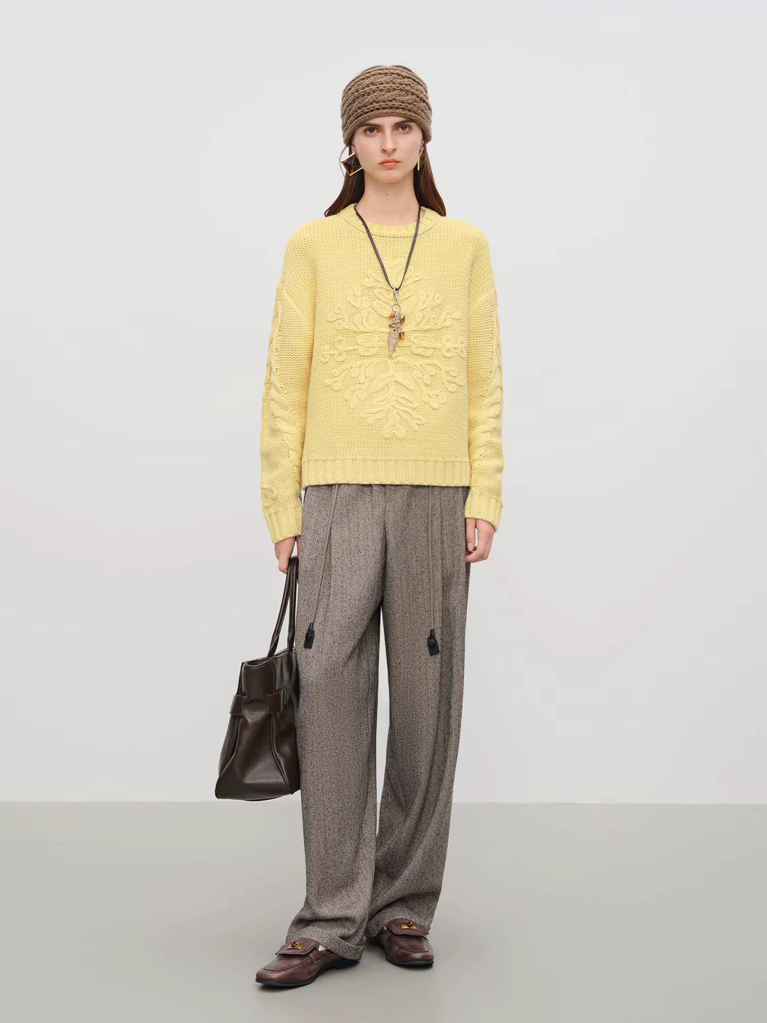 【Premium Series】Winter 2025 Women's Relaxed Fit Casual Pants - Loose Comfort Lounge Trousers with High Waist and Wide Leg