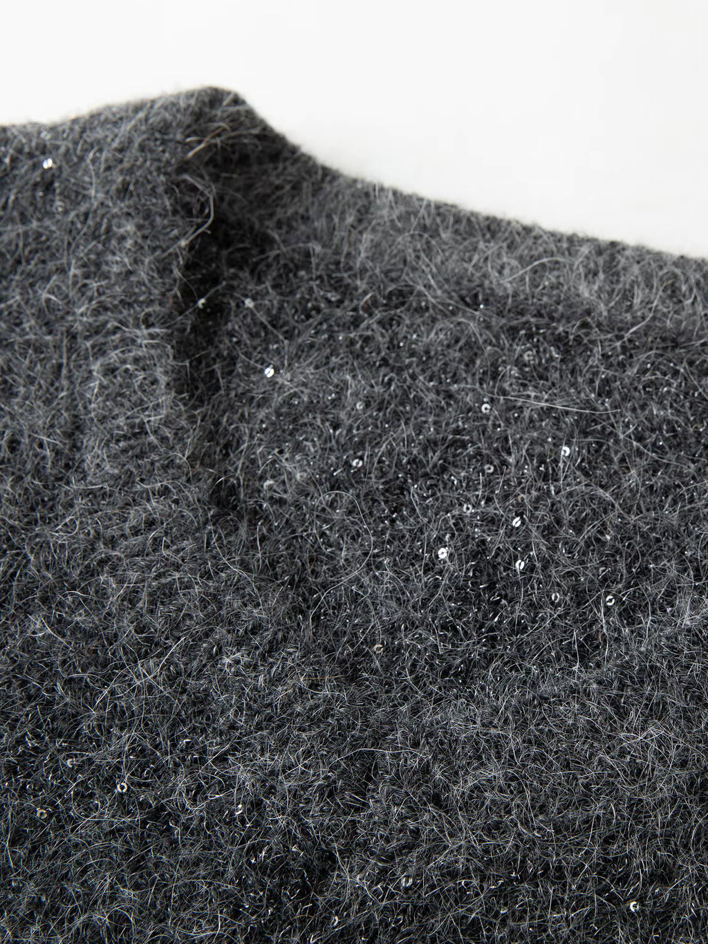 【Premium Series】Temperament Lazy Style V-neck Sweater Women 2025 Winter New Mohair Top Solid Simple Ins Soft Warm