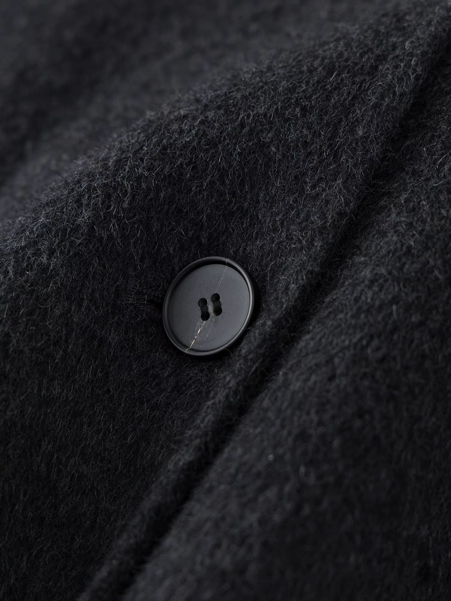 Cashmere Double-breasted Collar Woolen Coat Women 2025 Winter Commuting Light Blue Casual Loose Lazy Simple Coat