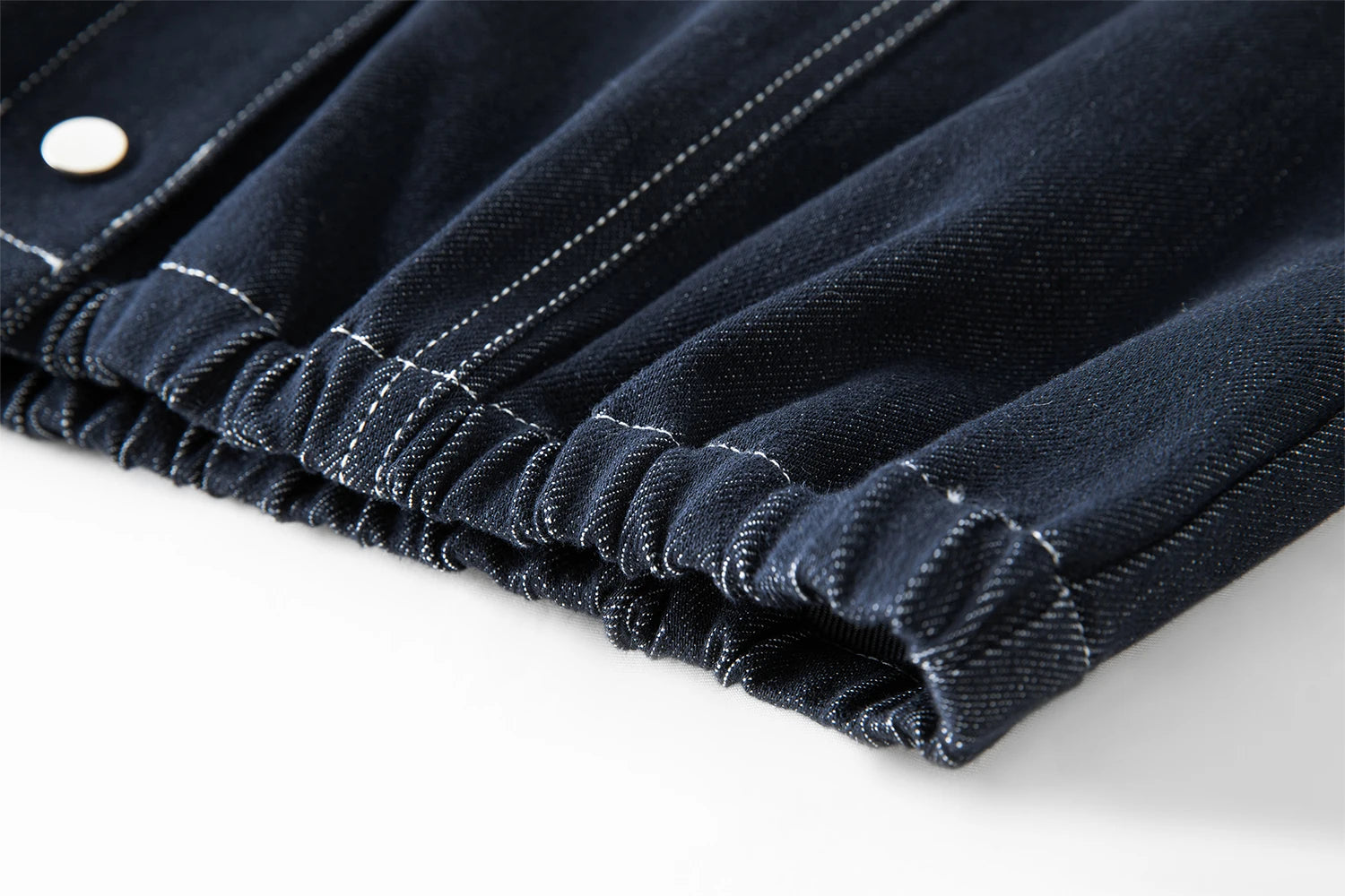 FSLE 2025 New Arrival Women Denim Versatile Classic Retro Hem Cowhide Jacket 2025 Autumn New Short Chic Vintage Jacket