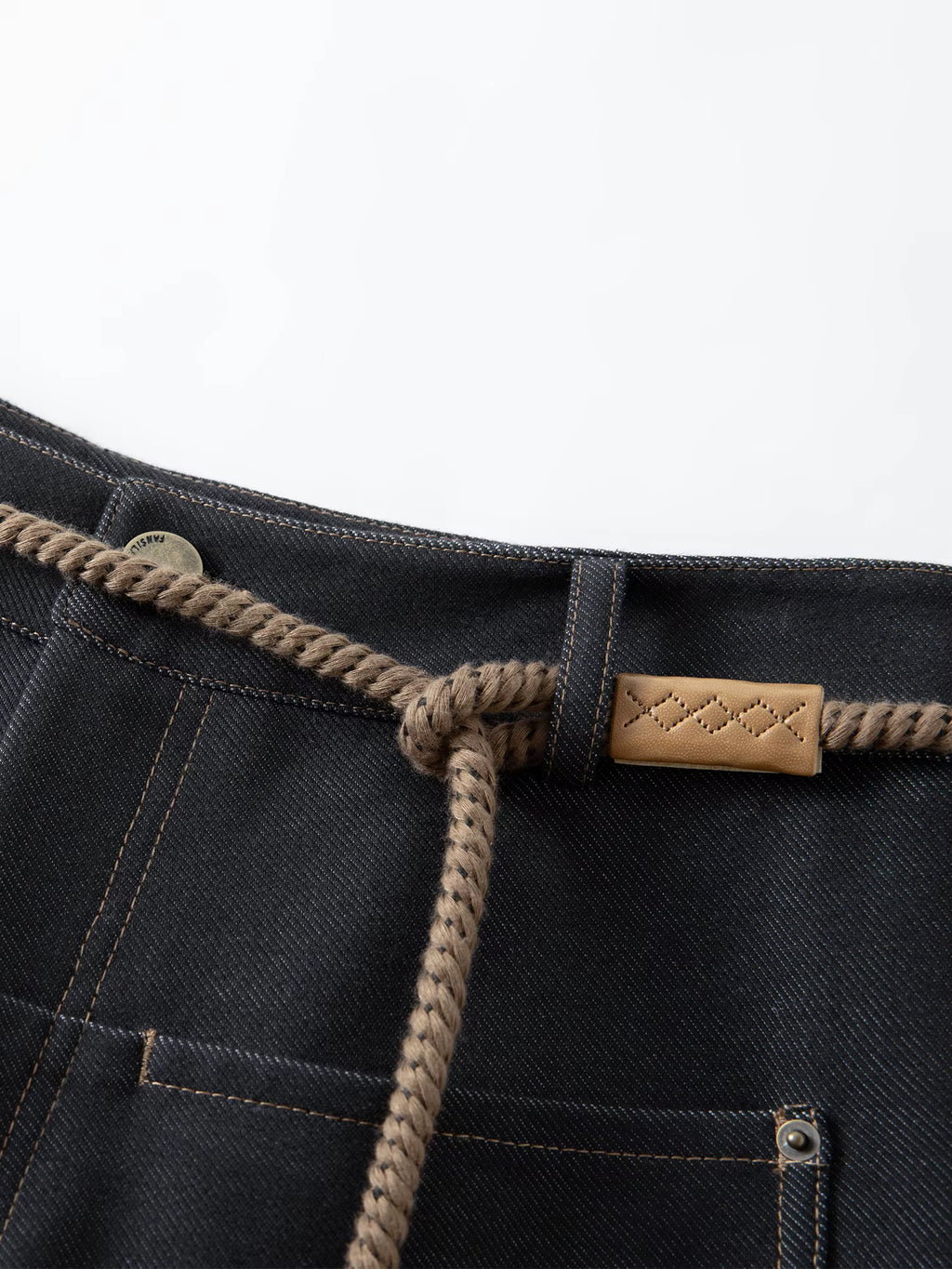 【Premium Series】Original Color Straight Wide-leg Brushed Jeans for Women Winter 2025 New Style Ins Simple Design All-match