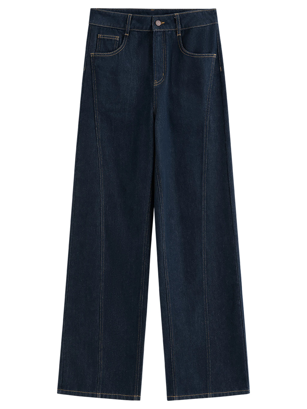 Retro Straight Blue Casual Versatile Jeans for Women Winter 2025 New Loose Daily Outfit All-match