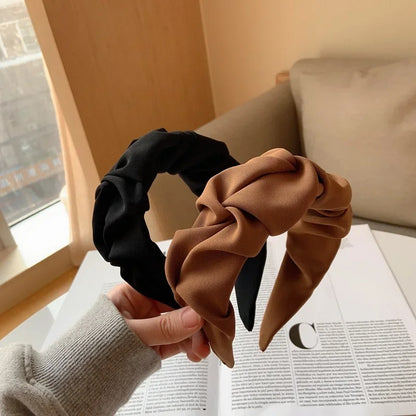 Fashion Hair Hoop Hair Bands for Women Girls Flower Solid Color Headbands Designer Wide Hairband Hair Accessories Headwear