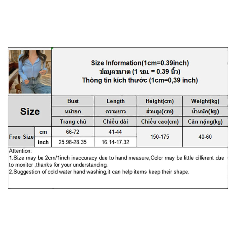 Women Autumn Hotsweet Knitted Cardigan Solid Color Long Sleeve Slim Short Knitwear