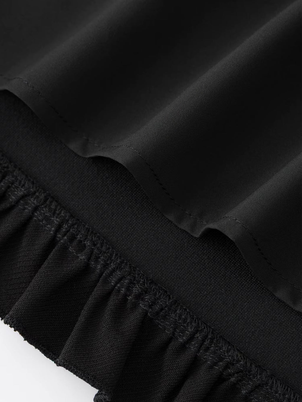 Elegant Design Ruffled Hem Flattering A-Line Half Skirt Winter Autumn 2025 New Arrival Skirt Black Knee High Office Skirts