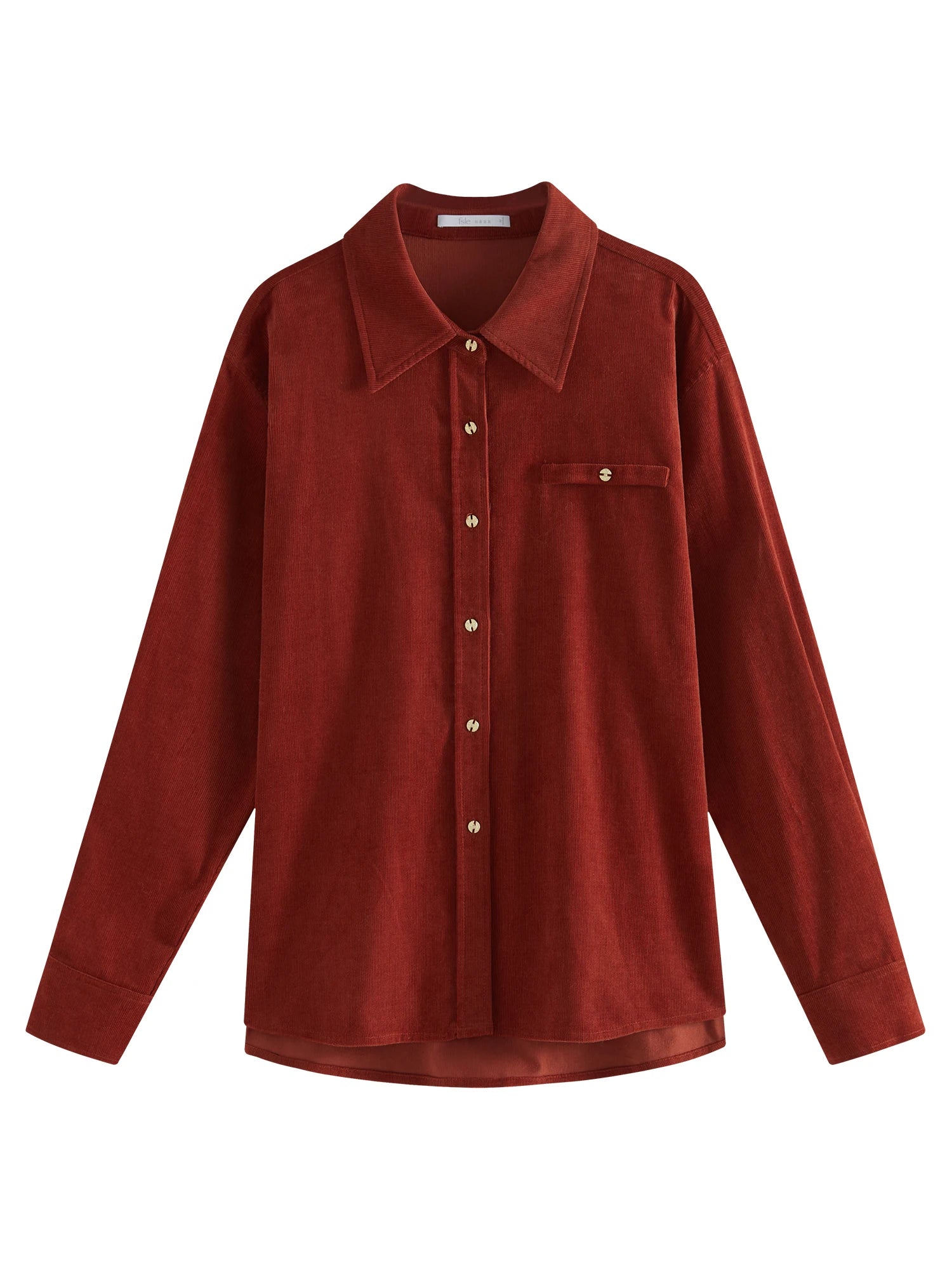 FSLE【3 Colors】Women Corduroy Blouses Winter New Thicken Female Long Sleeve Khaki Shirts Office Lady Winter Blouse Tops 24FS14558