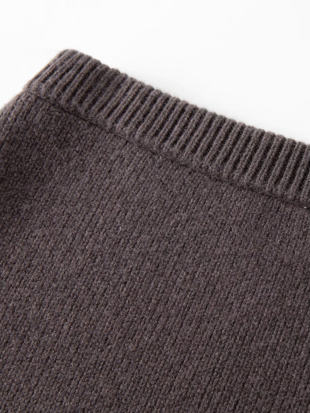 【Premium Series】 Winter 2025 Women's Minimalist Knit Set - Round Neck Sweater & A-Line Skirt Casual Comfort Two Piece Outfit