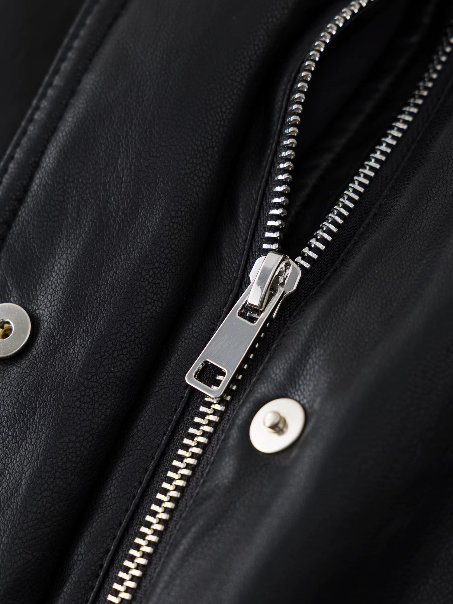 Winter 2025 Women's Notch Lapel Protein Leather Down Jacket - White Duck Down Fill for Warm and Casual Winter Wear