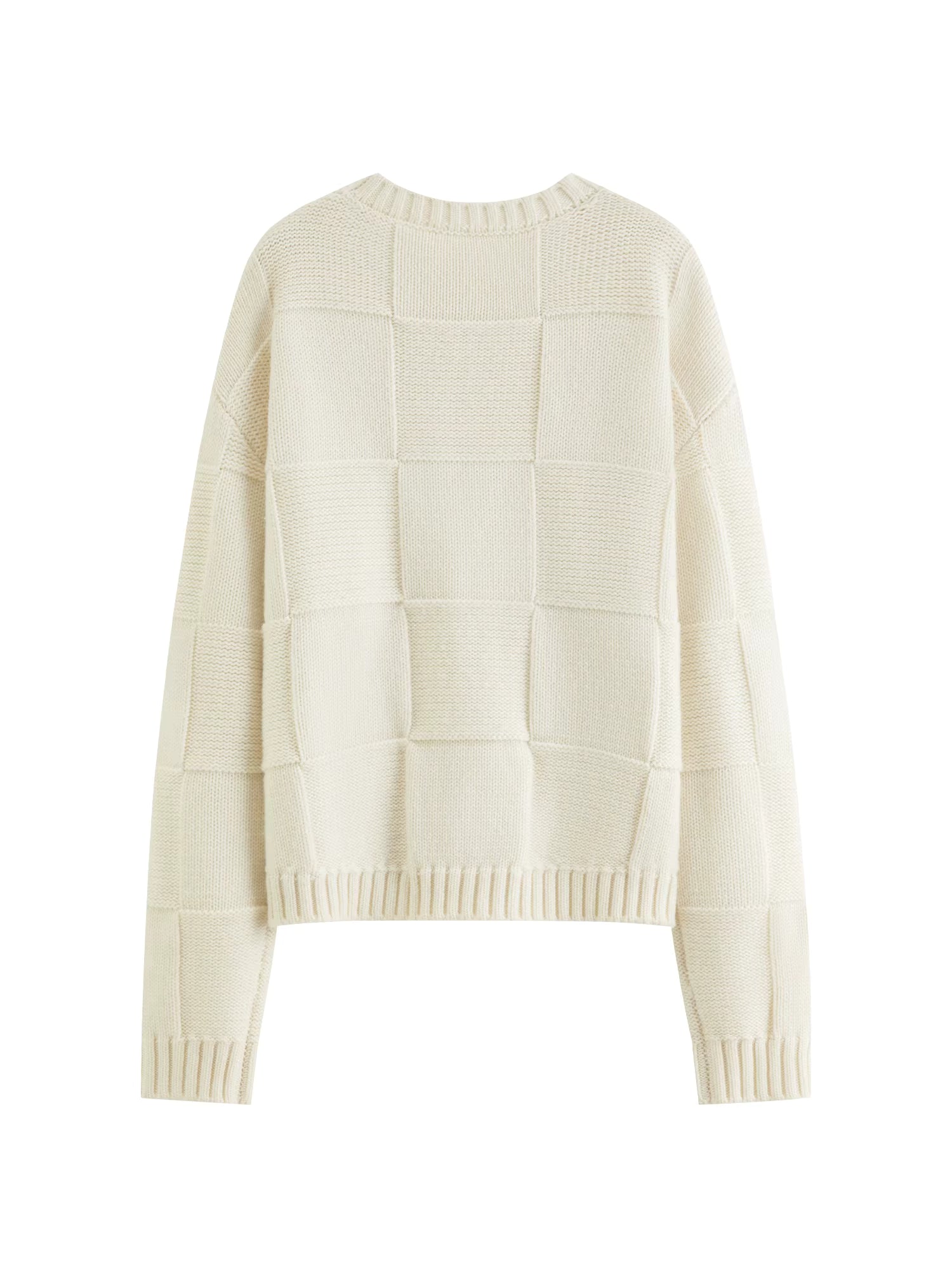 Premium Series】Women's Round Neck Fancy Knit Pullover Sweater - Elegant Commuter Style Winter Knitwear for Office