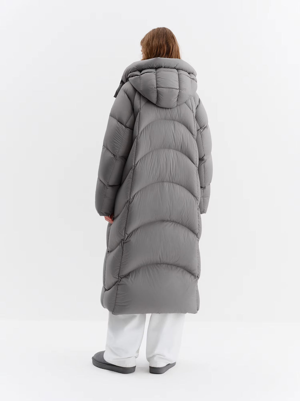 【Premium Series】Women Stylish Hooded Long Winter Parka White Goose Down 2025 New Arrival High-Fill Down Outerwear Coats