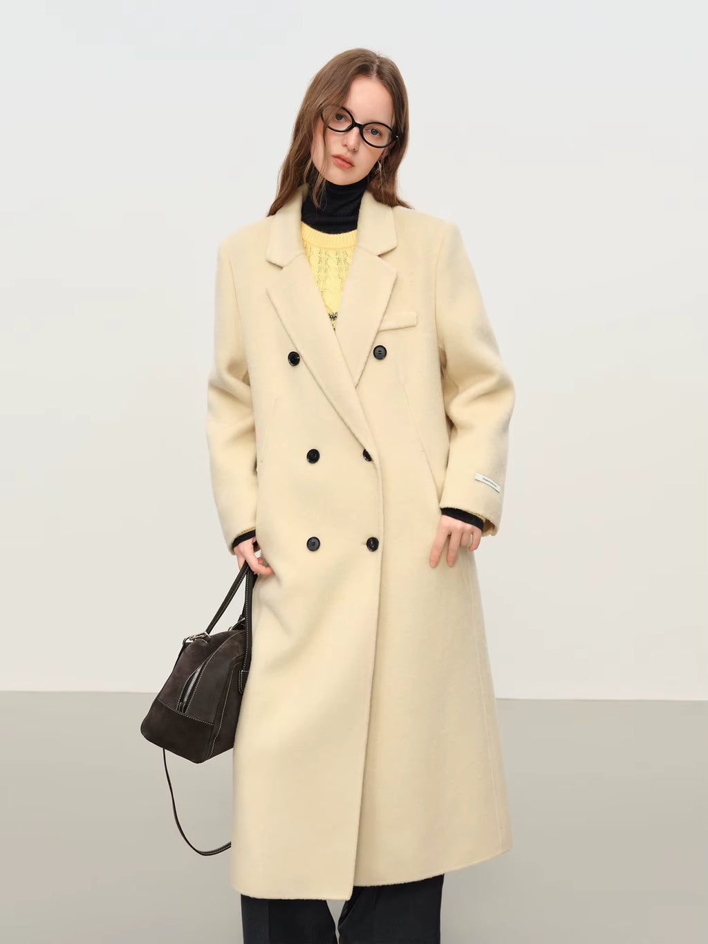 【Premium Series】 Cashmere Overcoat 2025 Winter Women's Relaxed Luxury Tailored Coat Suit Collar Winter Wool Long Coat