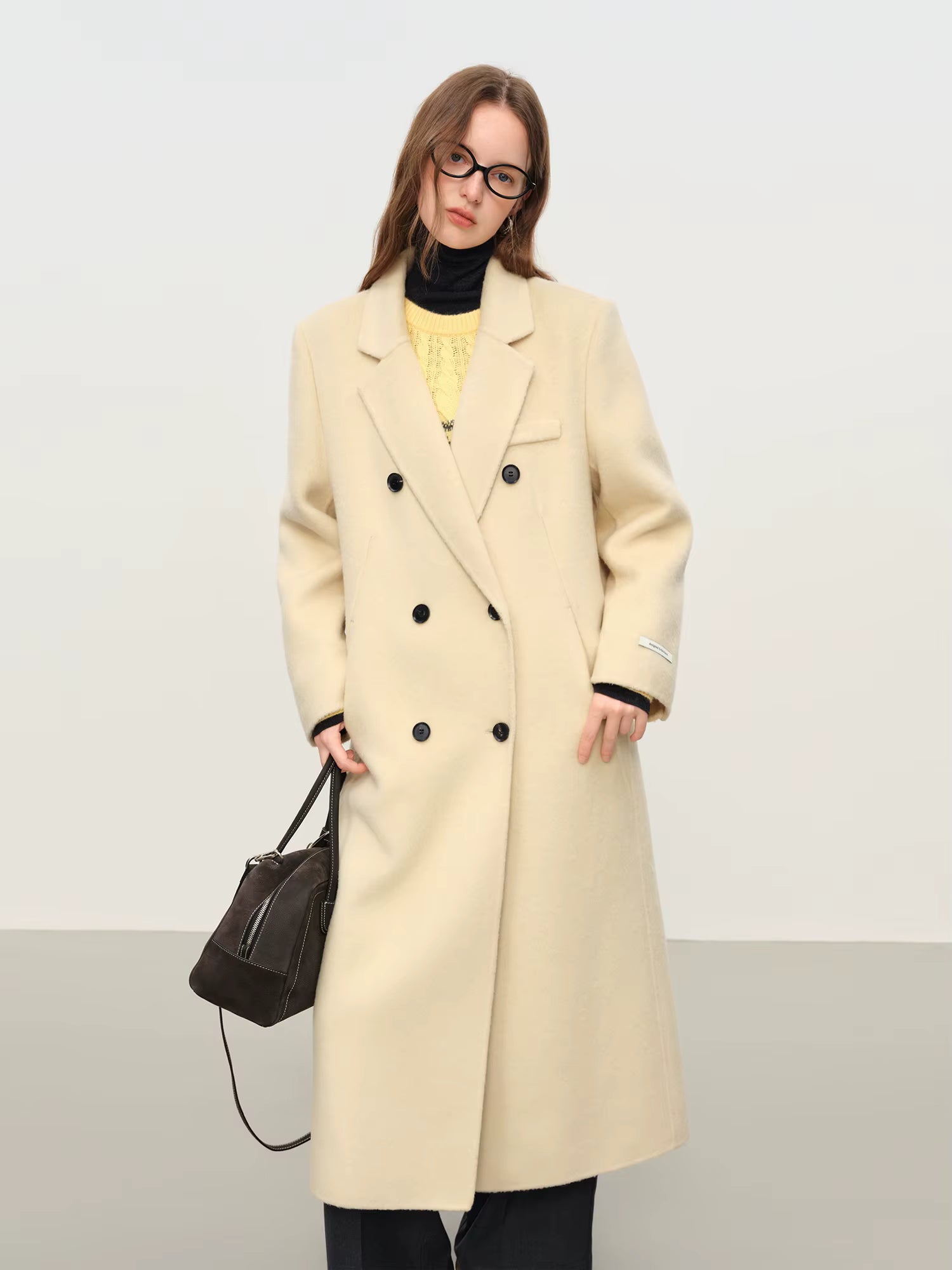 【Premium Series】 Cashmere Overcoat 2025 Winter Women's Relaxed Luxury Tailored Coat Suit Collar Winter Wool Long Coat