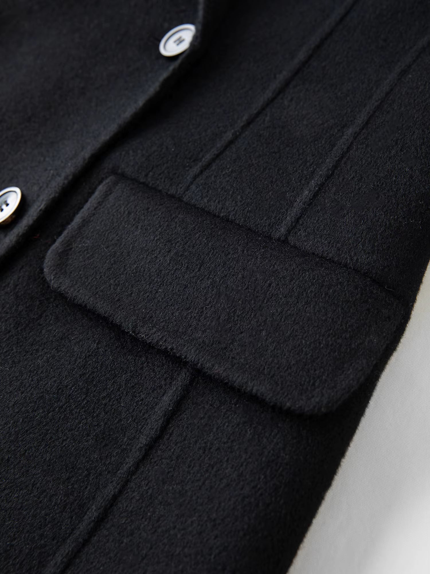 Women Tailored Coat with Double-Faced Tweed Oversized Flattering Silhouette Premium Wool Outerwear 2025 Winter New Arrival