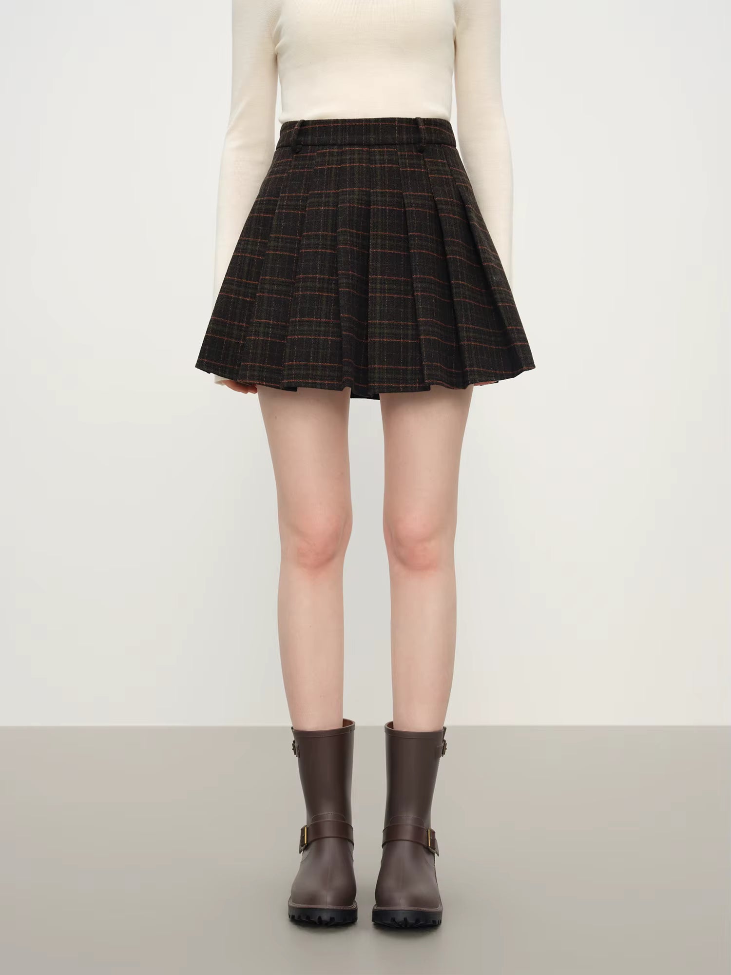 Stylish Detachable Sheepskin Collar Short Coat & Skirt Set for Women Winter 2025 New Arrival Jacket Coat and Skirts