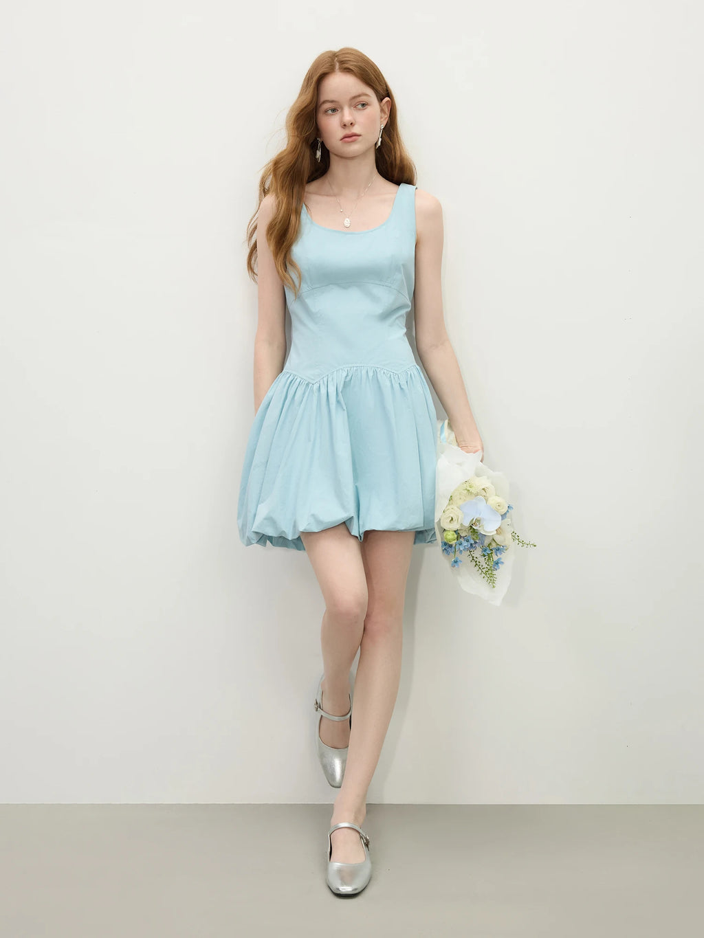 FSLE 【Two Length】Sweety Girly Long Dresses For Women 2025 Summer New Sleeveless Bud Chic Vest Dress