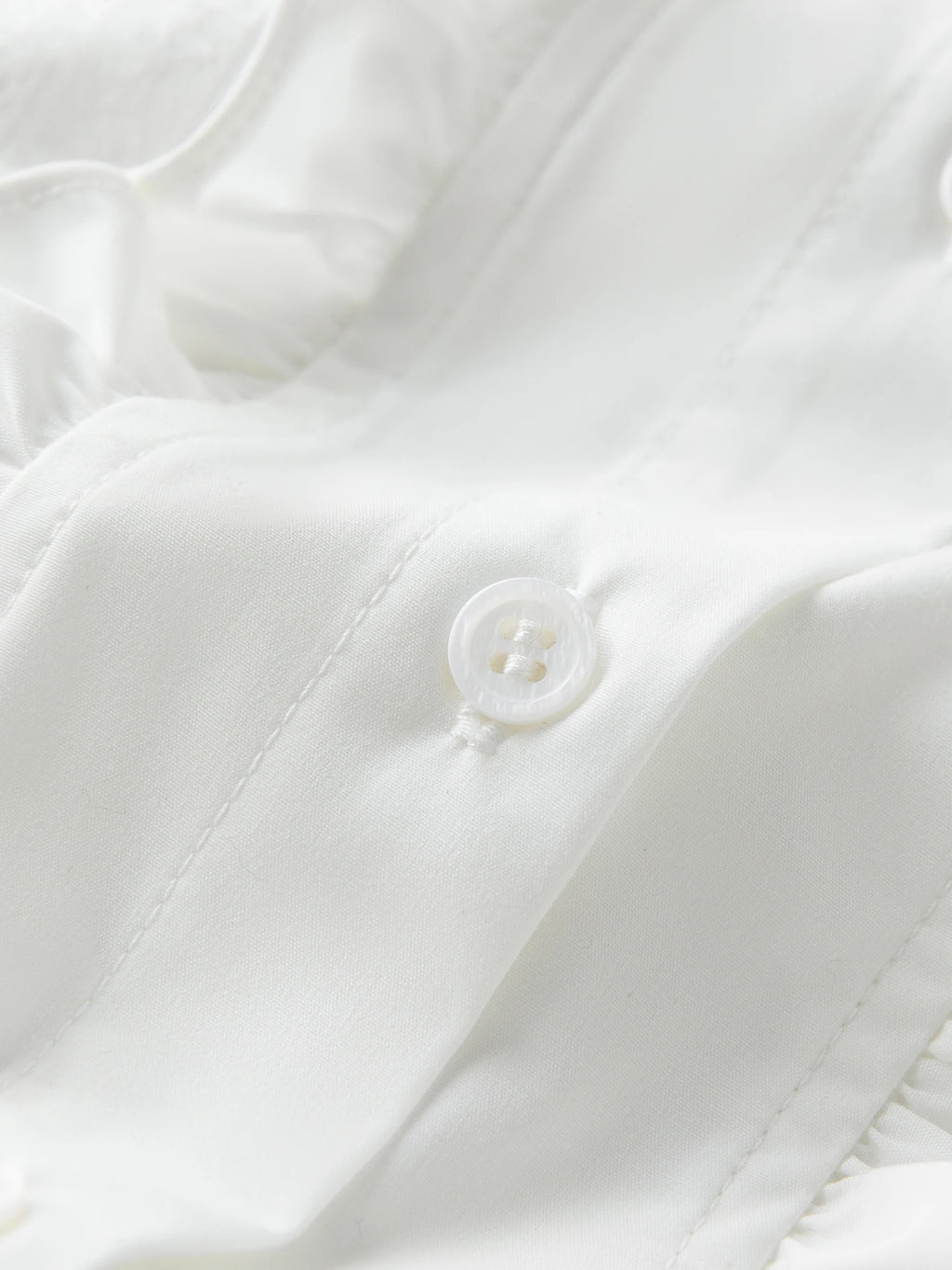 FSLE French Style Elegant Romantic Ruffled Lace White Shirt Women's Winter 2025 New Shirt