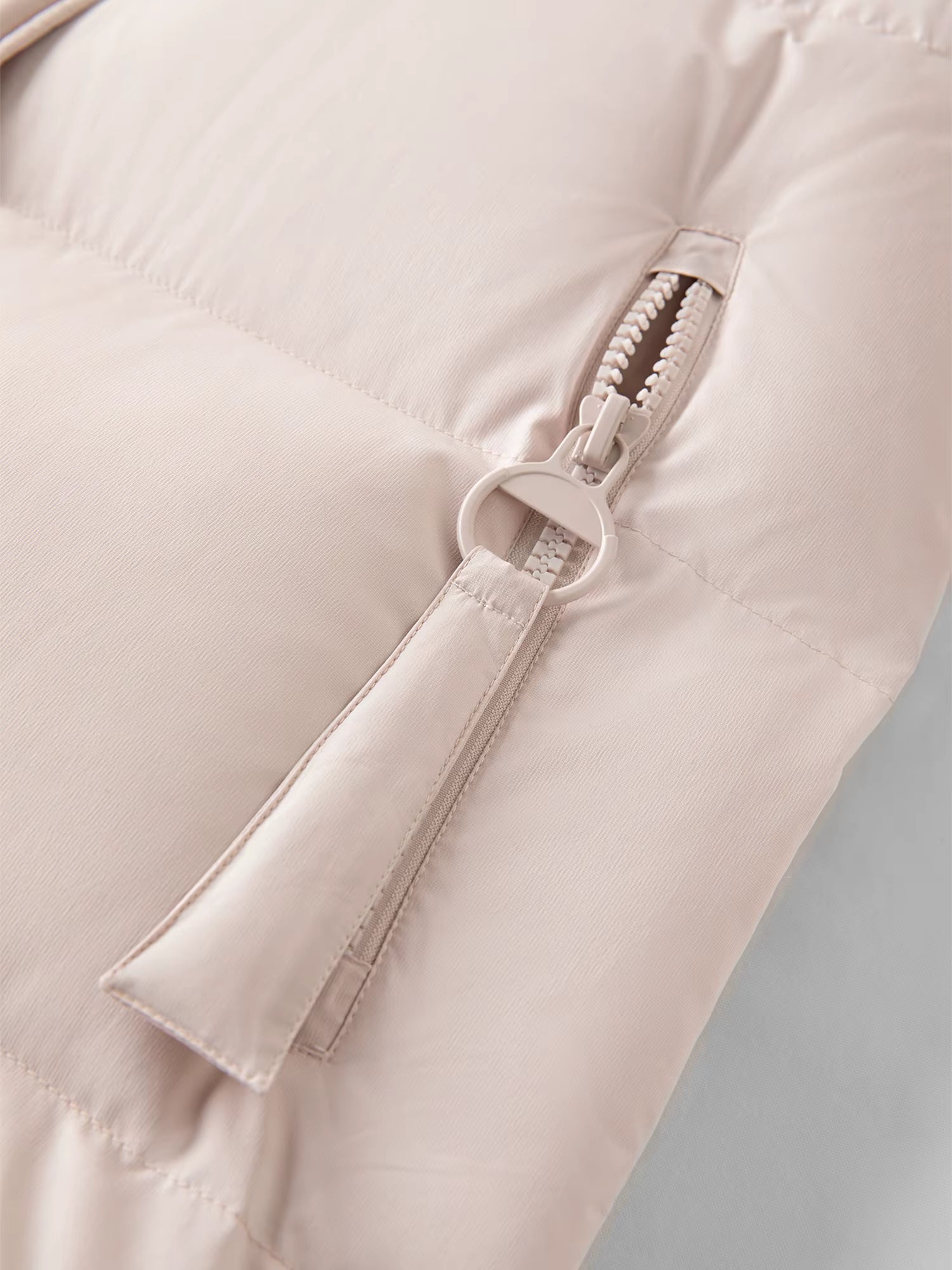 2025 Winter Women's Long Down Coat Stand Collar Hood Straight Cut Thermal Puffer Warm Windproof Outerwear for Cold Weather