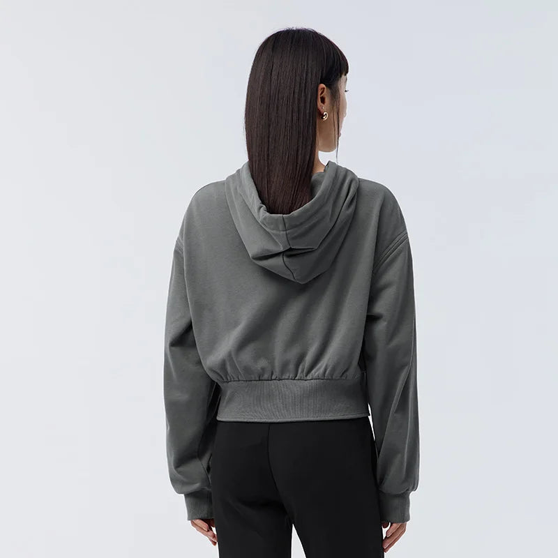 Semir 2023 Women Sweater Spring New Short Fishbone Waist Loose Top Sweet  Cool Off-the-shoulder Sweater for Women