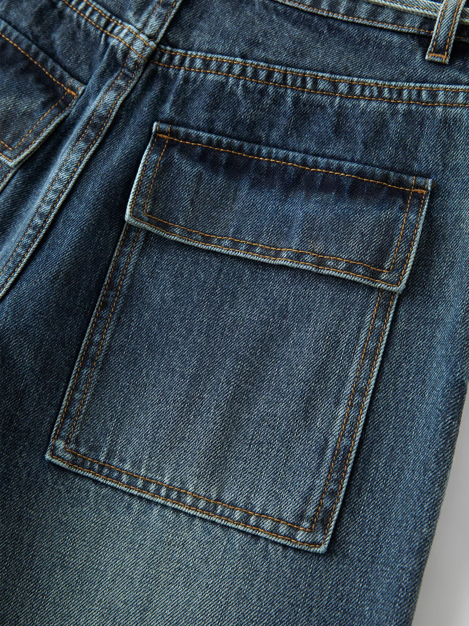 2025 Autumn Winter Women's High Waisted Straight Leg Wide Jeans - Long Length Loose Fit Casual Pants for Everyday Comfort