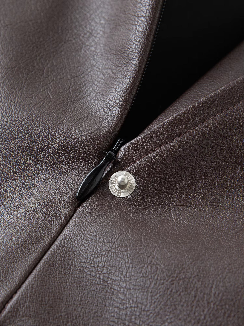 Plus-size Women High-waisted A-line Leather Skirt Winter 2025 New Arrival from the Bold Black Brown Collection Half Skirt