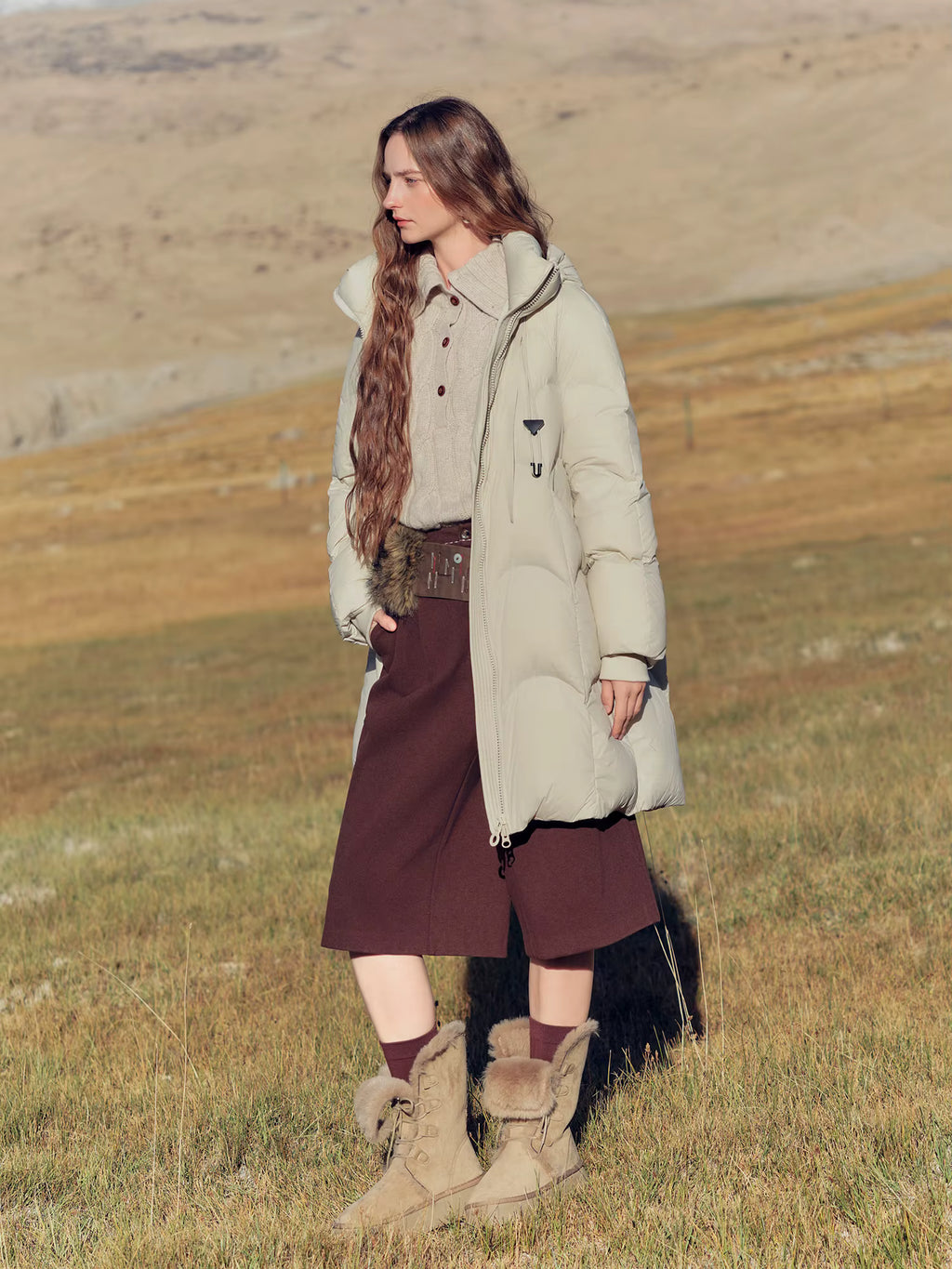 Stylish & Relaxed Ultra-Light Puff Down Jacket for Women Oversized Shell Coat, 2025 Winter Collection New Arrival Down Coat