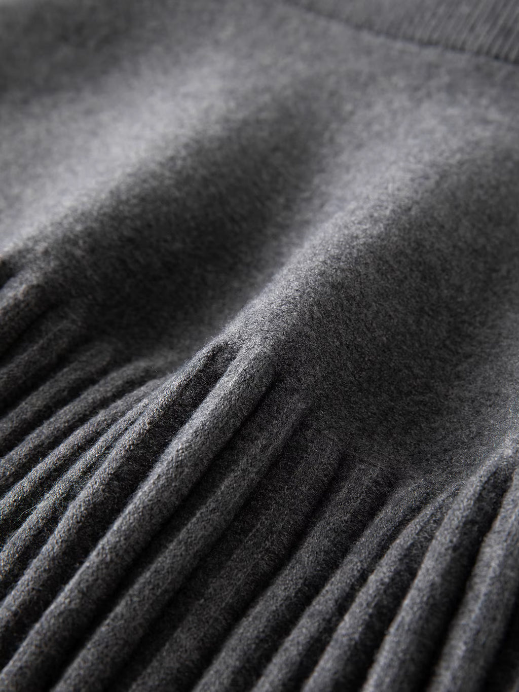 Gray College Style Two-piece Knitted Sweater Suit for Women Pullovers Mini Pleated Skirts 2025 Autumn and Winter New Style