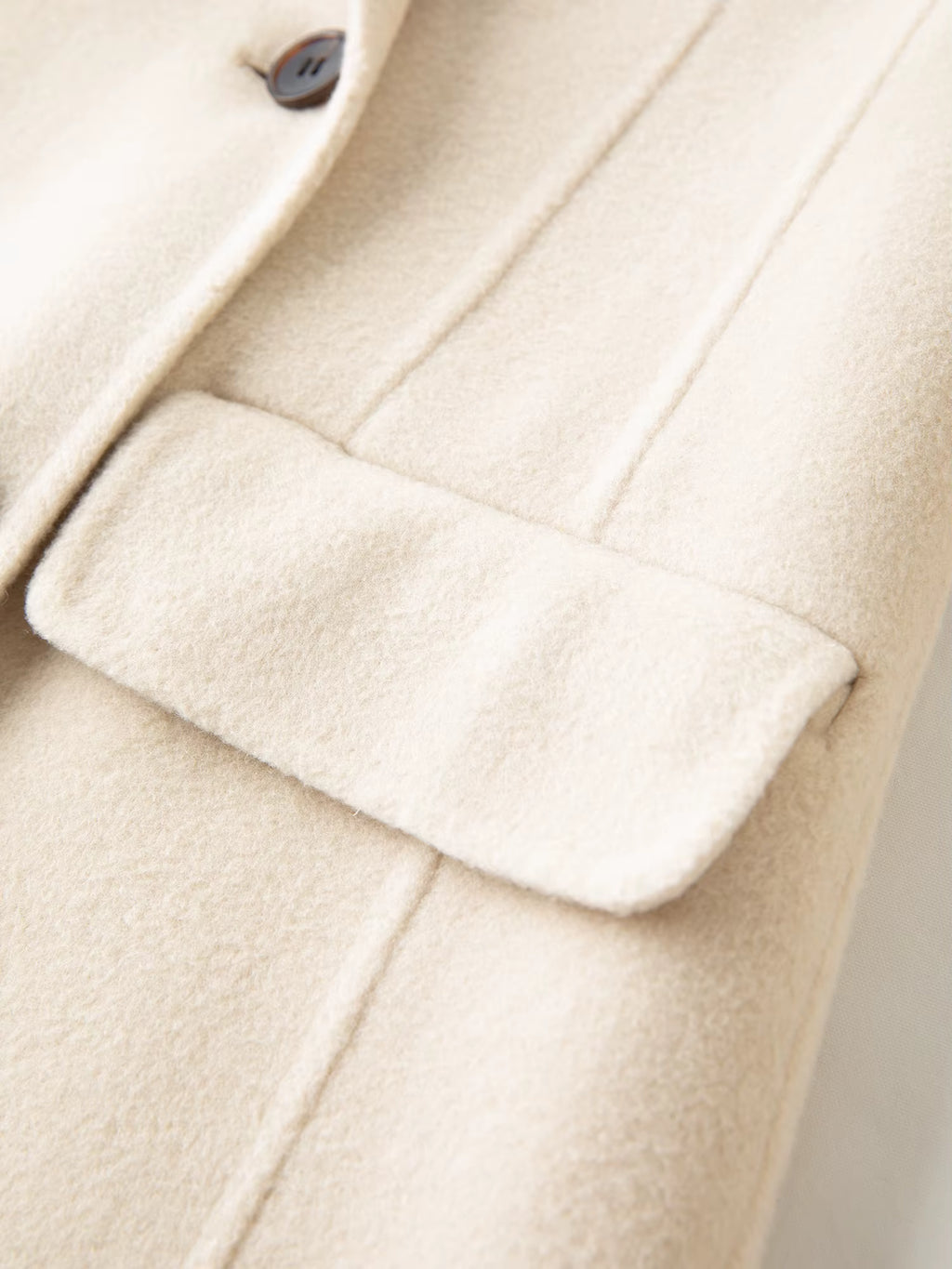 Women Tailored Coat with Double-Faced Tweed Oversized Flattering Silhouette Premium Wool Outerwear 2025 Winter New Arrival