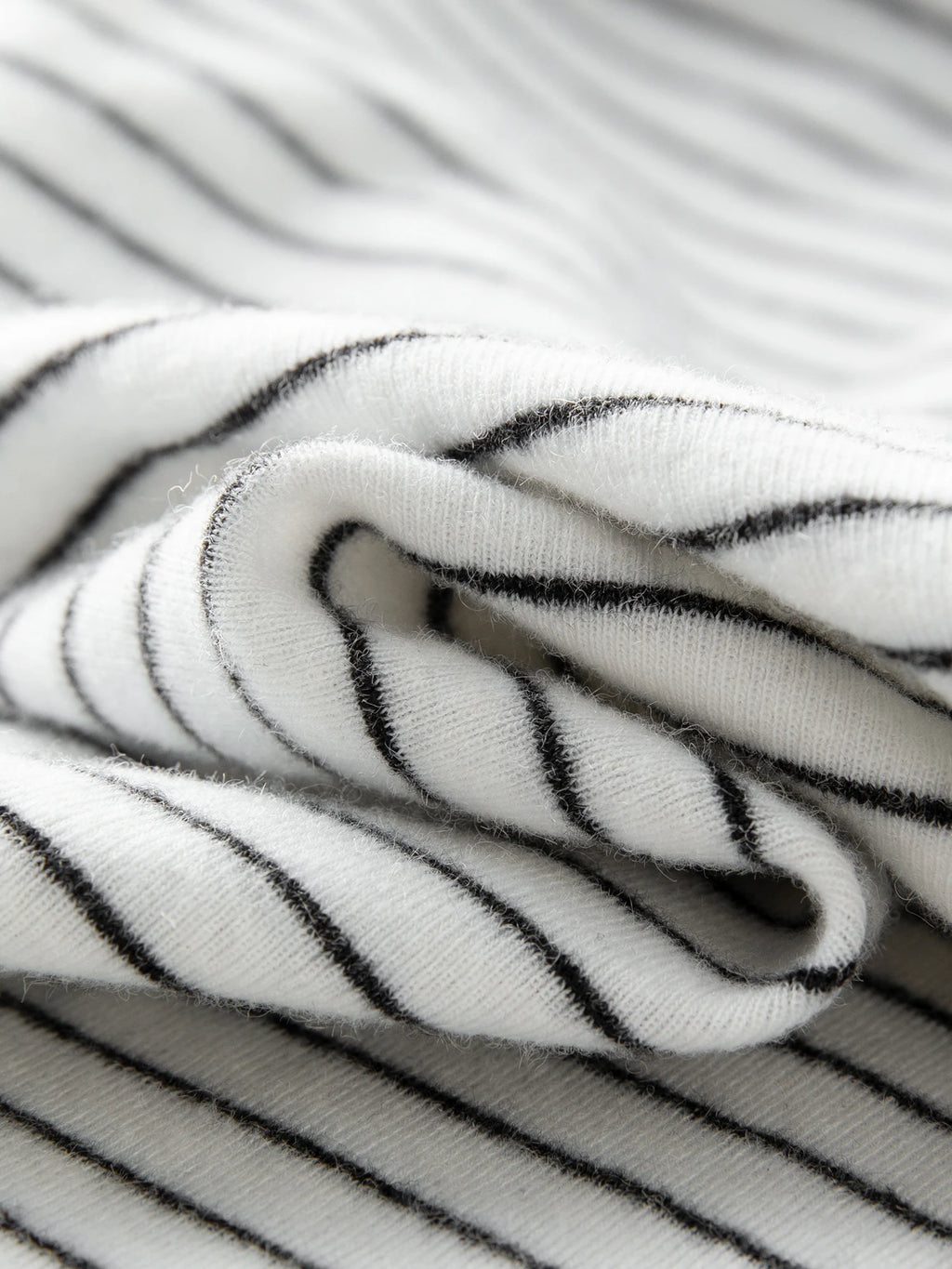 FSLE Autumn Winter 2025 Women's Striped Knit T-Shirt - Long Sleeve Lace Trim Base Layer Top Soft Stretch for Casual Layering