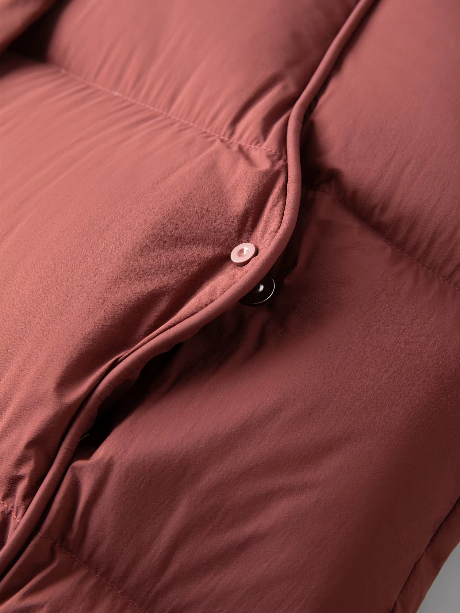 Puff Hooded Color Matching Knee-length Down Jacket Women's Winter 2025 New Cold-proof Warm Coats Simple Leisure