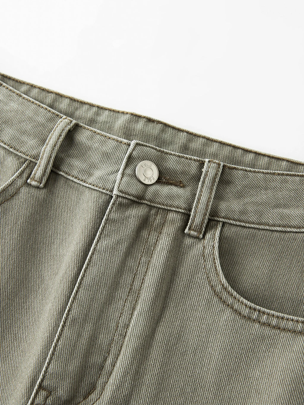 FSLE High Waist Straight Slim Work Jeans Women's Autumn 2025 New Commuter Casual Pants