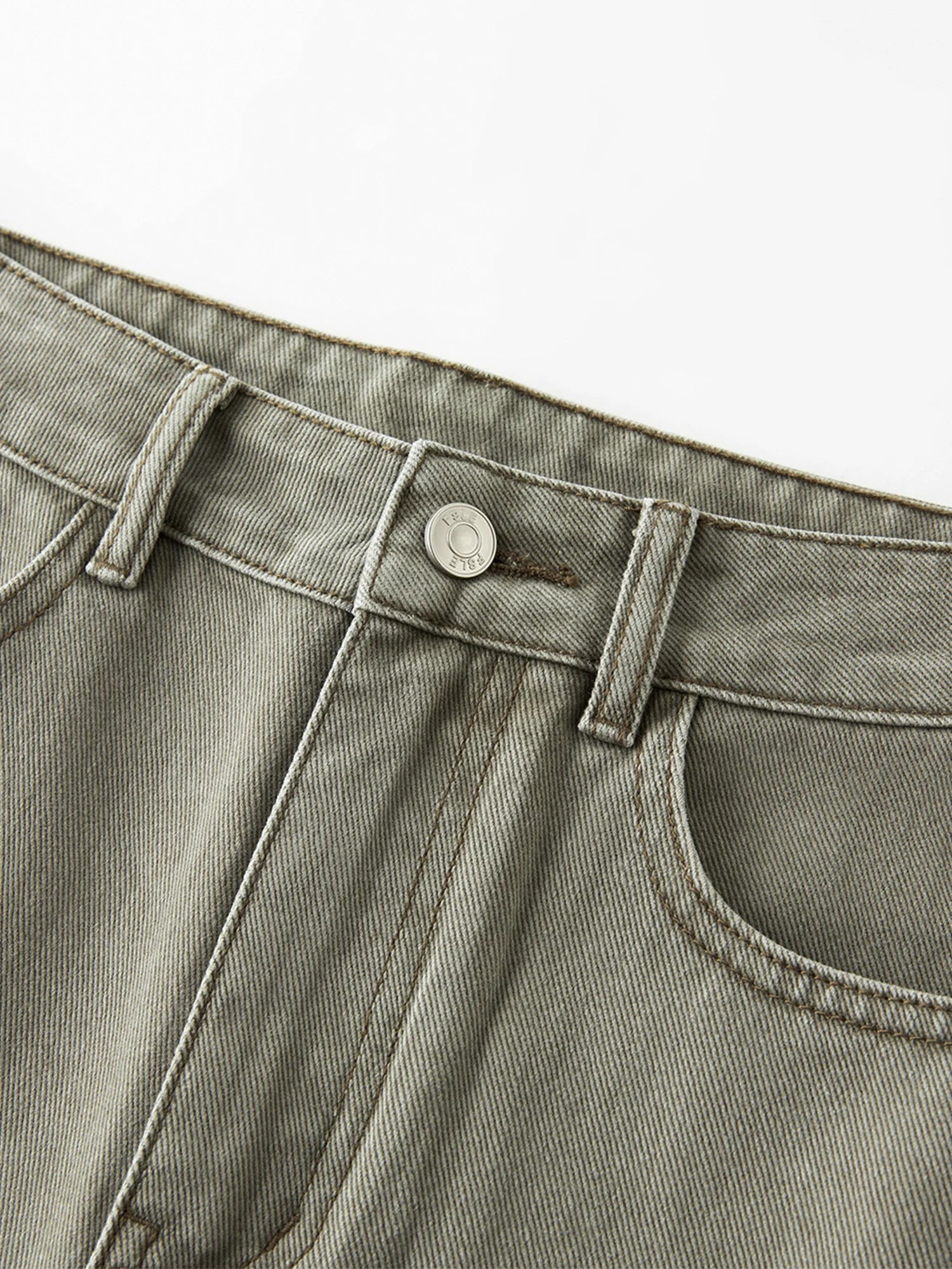 FSLE High Waist Straight Slim Work Jeans Women's Autumn 2025 New Commuter Casual Pants
