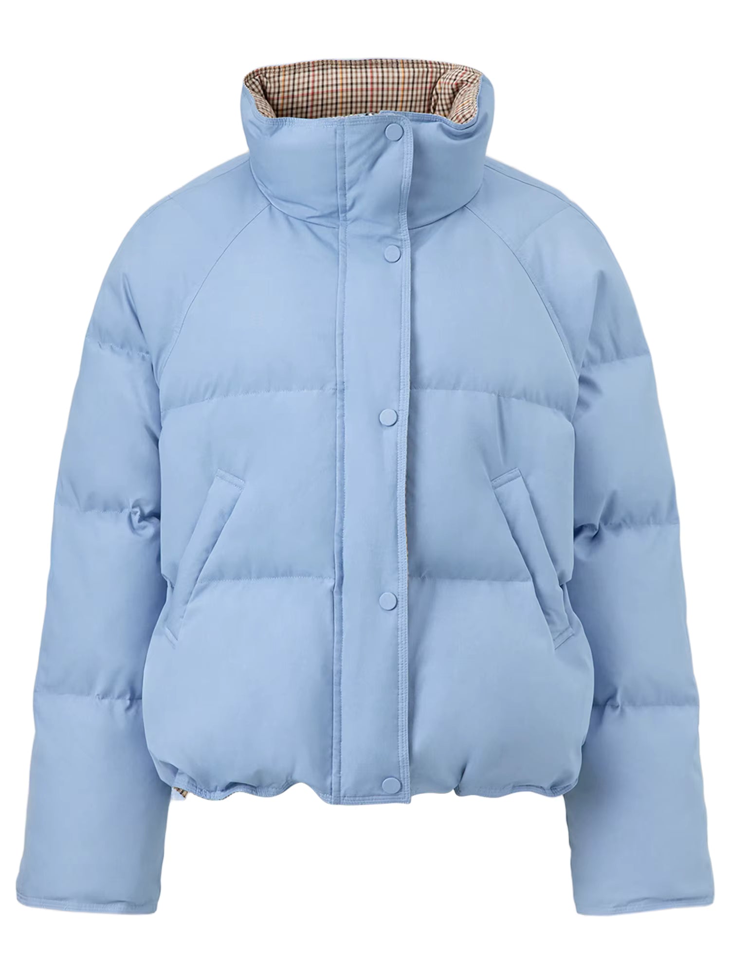 Double-sided Reversible Standing Collar Down Coat Women Crafted with Premium 90% White Duck Down Winter 2025 New Arrival