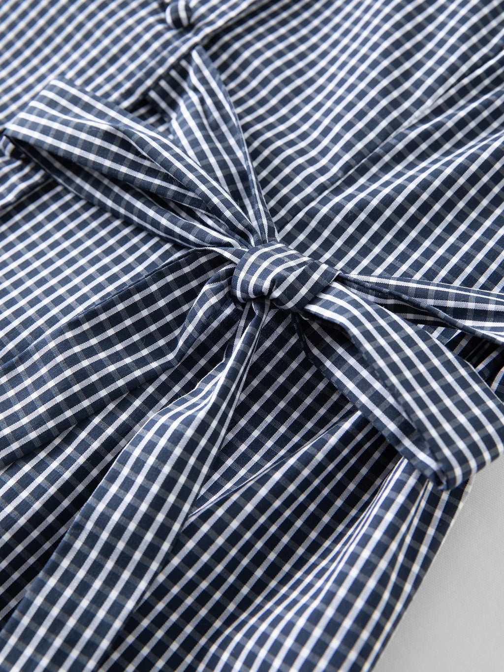 2025 Summer Women's Gingham Strappy Top - Adjustable Ties Short Sleeve Shirt with Flattering Silhouette & Design Details