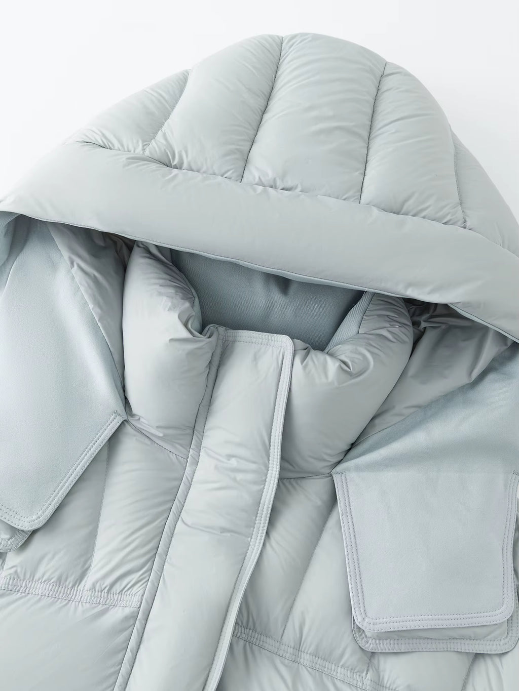Winter 2025 Women's Oversized Puffer Jacket - Short Hooded Down Coat 90% White Duck Down Fill for Casual Comfort and Warmth