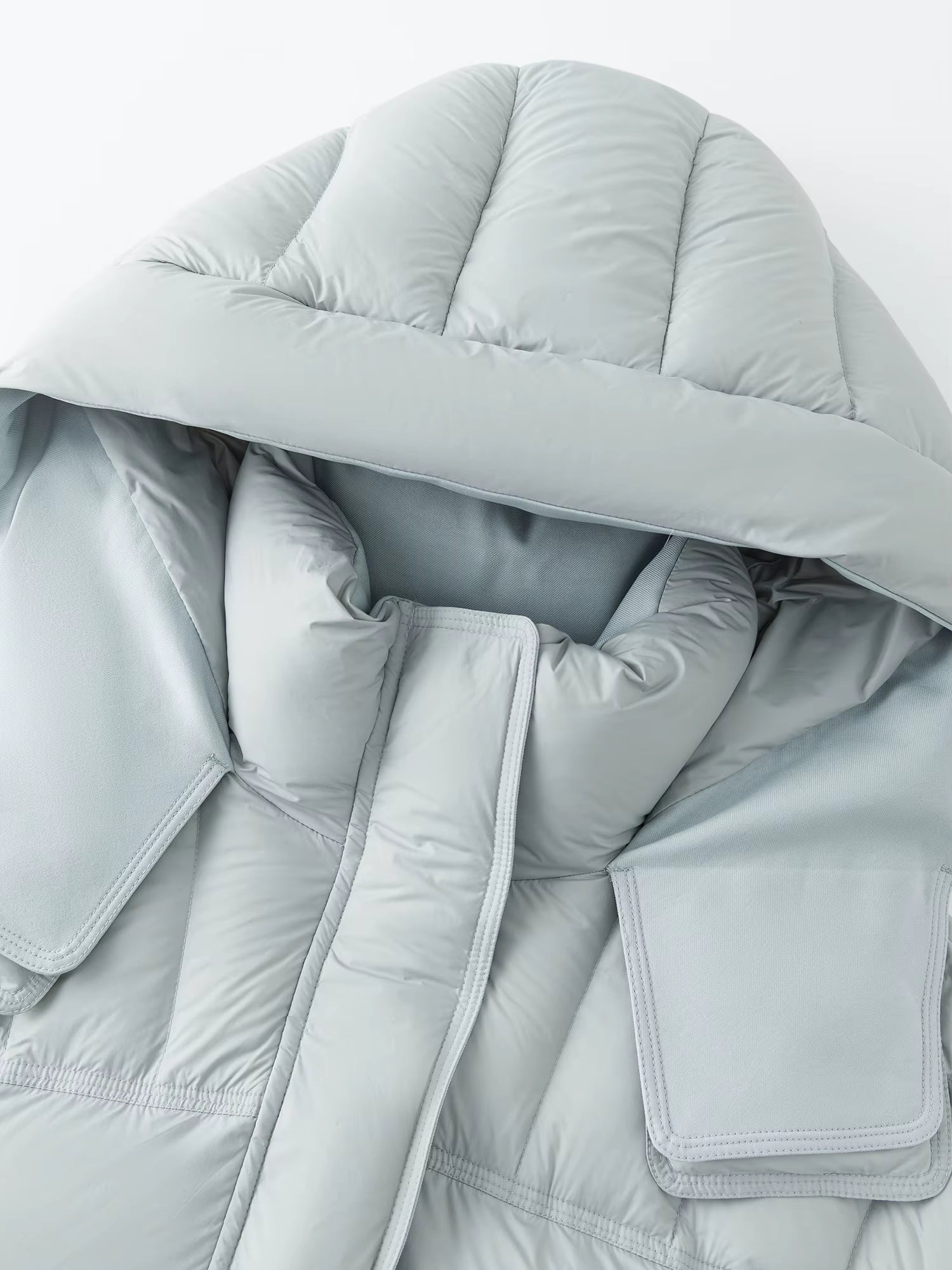 Winter 2025 Women's Oversized Puffer Jacket - Short Hooded Down Coat 90% White Duck Down Fill for Casual Comfort and Warmth