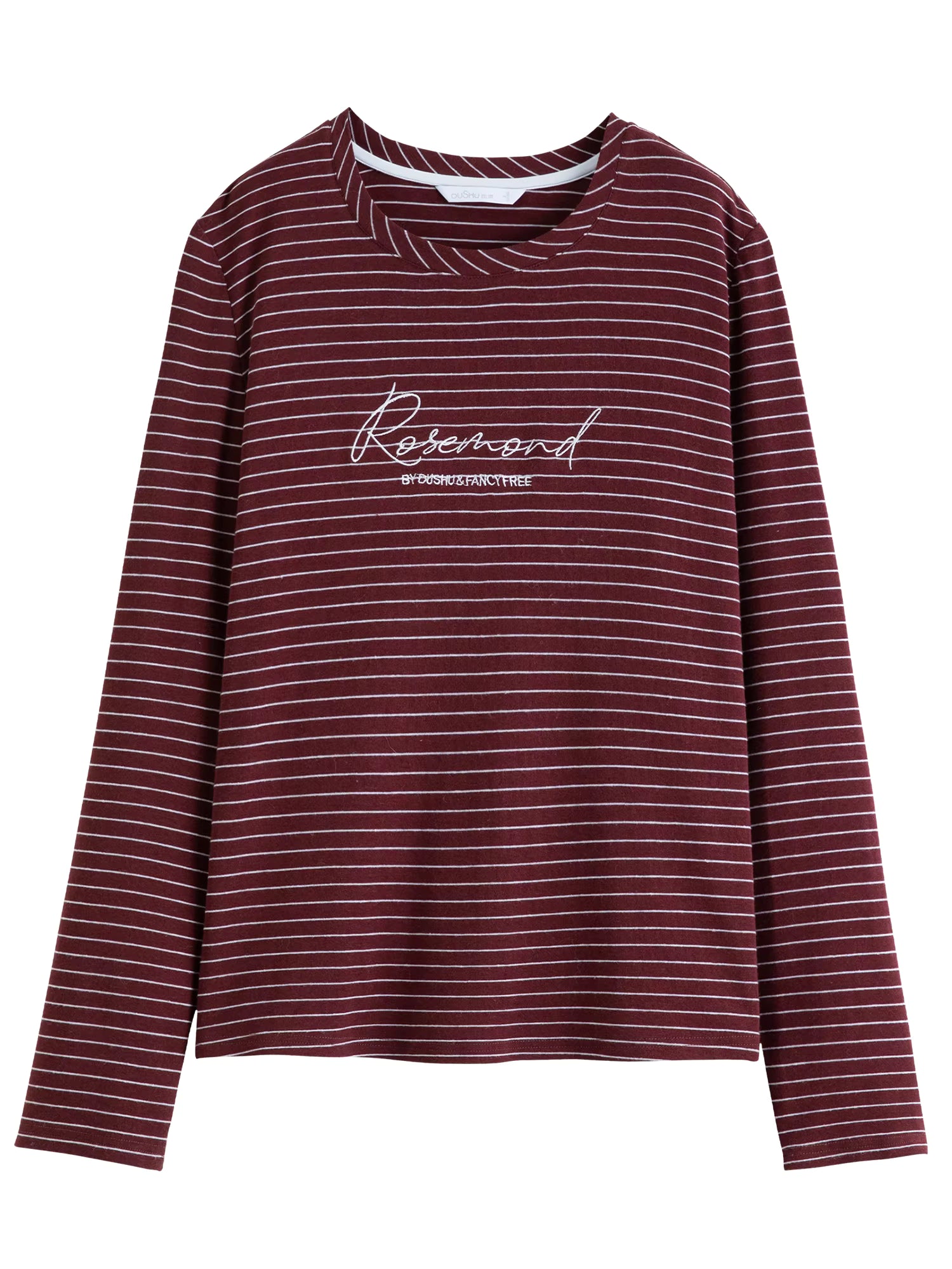 Letter Embroidery T-Shirt Women 2025 Autumn Winter Vintage American Style Long Sleeve Top Casual Streetwear Basic Tee