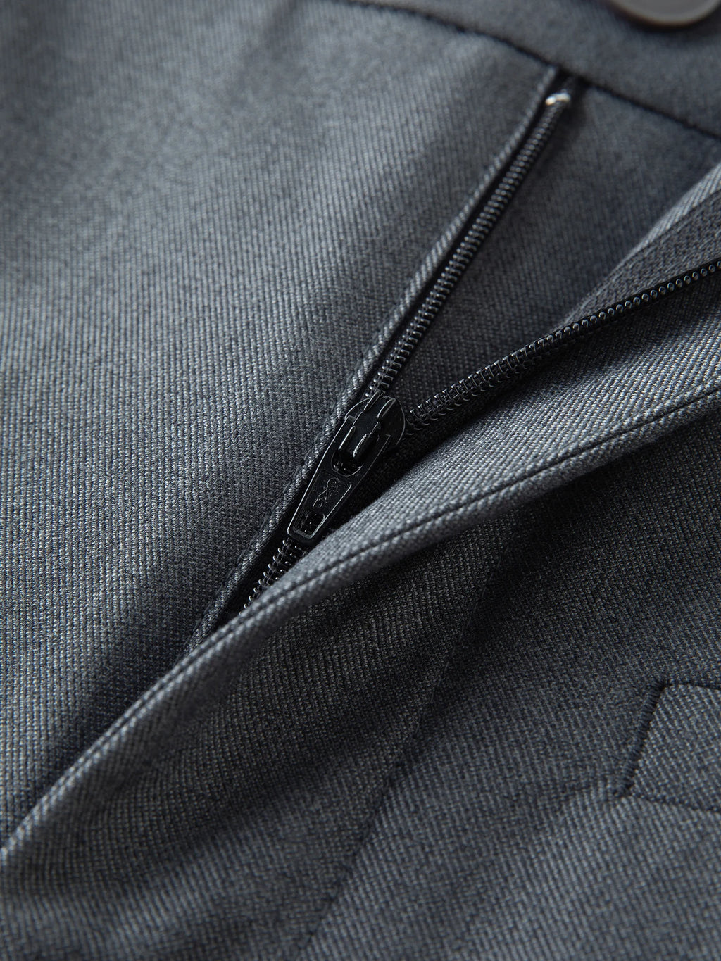 DUSHU Autumn 2025 Women's Wide Leg Trousers - Structural Seam Detail Horizontal Pocket Office Casual Pants with Relaxed Fit