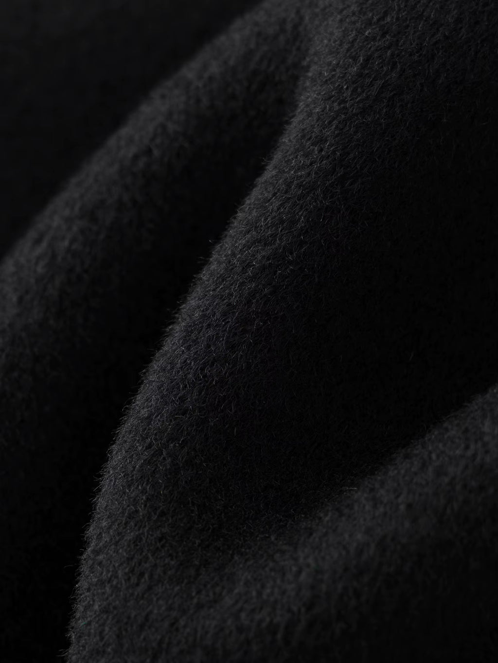 Elegant Sets Women Winter Cropped Black Coats Skirt Suit Peter Pan Collar Woolen Jacket Age-reducing Temperament French