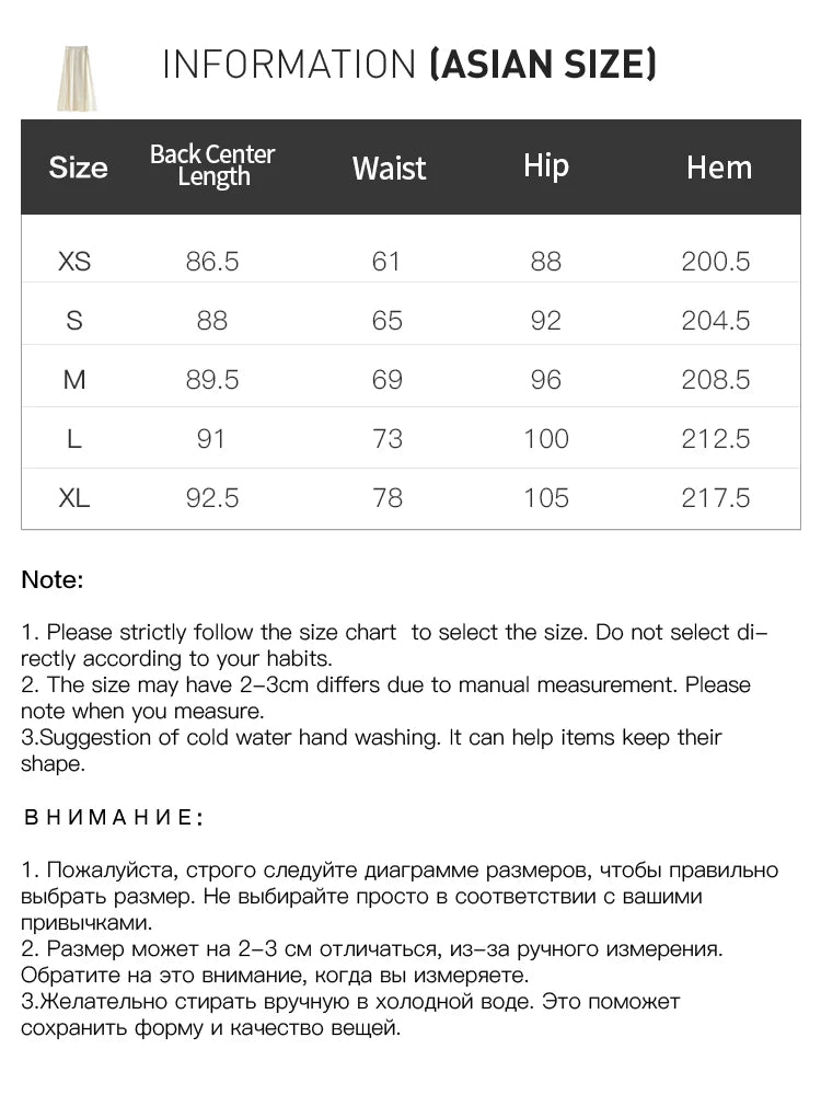 FSLE Women Autumn Sets Round Neck Long Puff Sleeve Women Beige Blouses High Waist Temperament Pleated Skirt 24FS13175+24FS13176