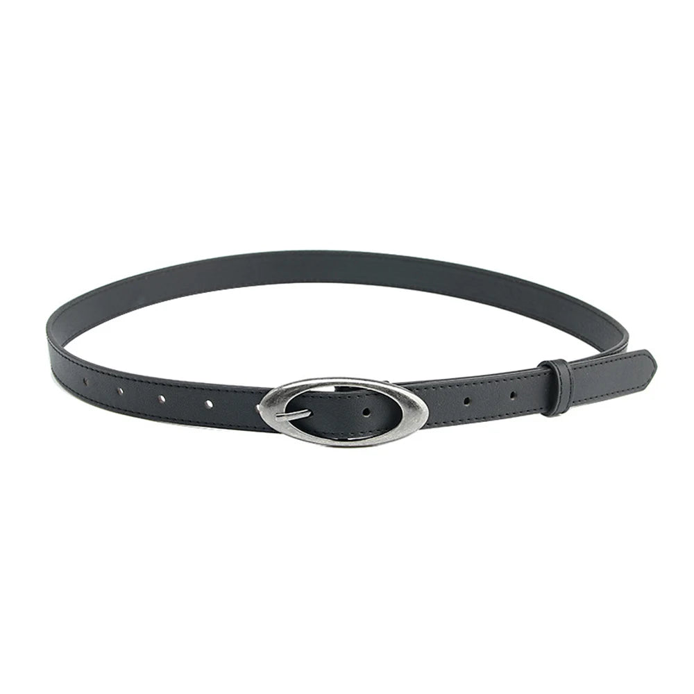 Harajuku Y2K Pu Leather Belt For Women Luxury Design Jeans Trouser Dress Waistband Fashion Vintage Y2K Accessories Waist Strap