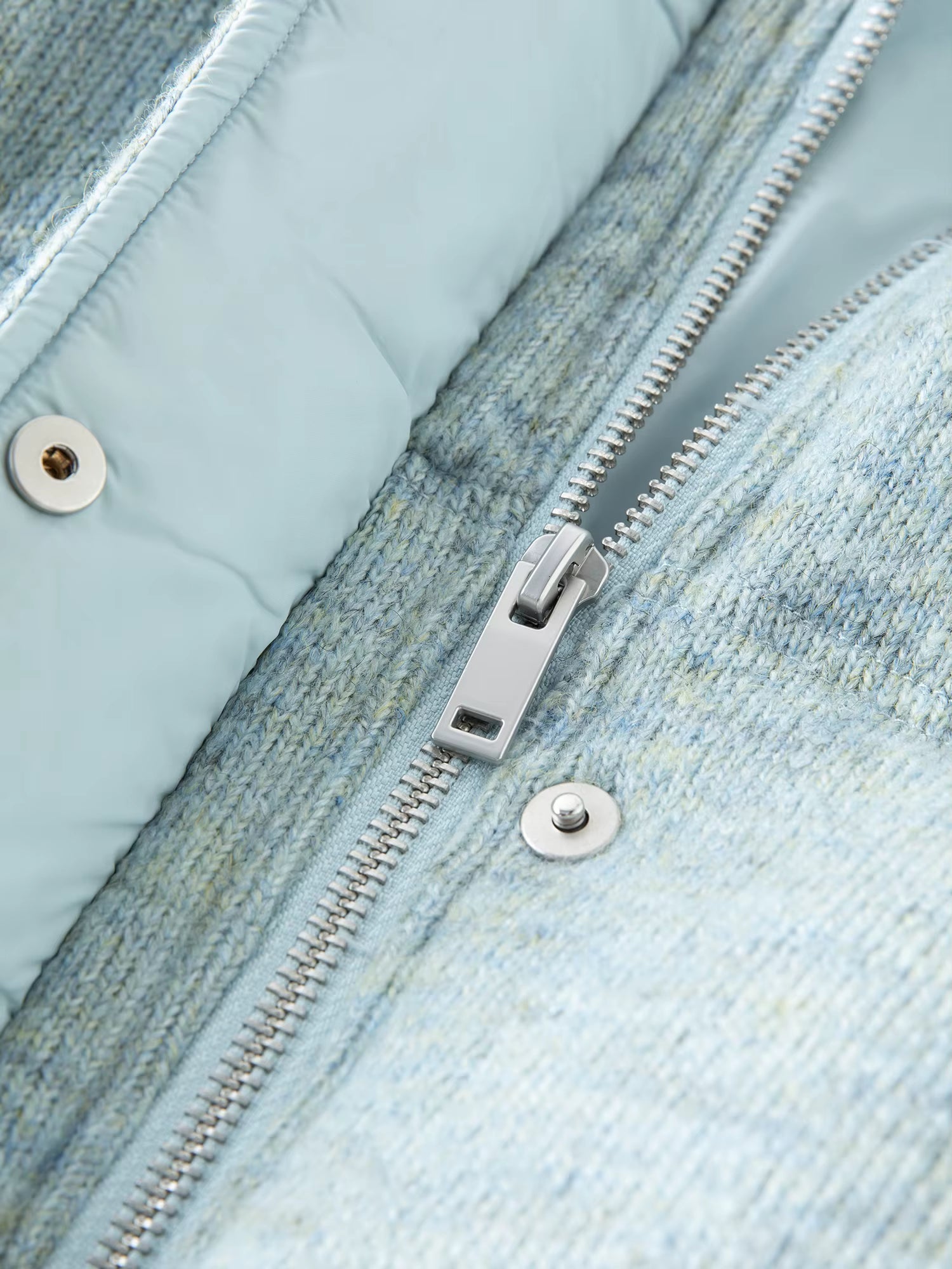 Short Knit Fabric Down Jacket Women Stylish Design Winter Outerwear 2025 Autumn Winter New Arrival Collection Down Coats