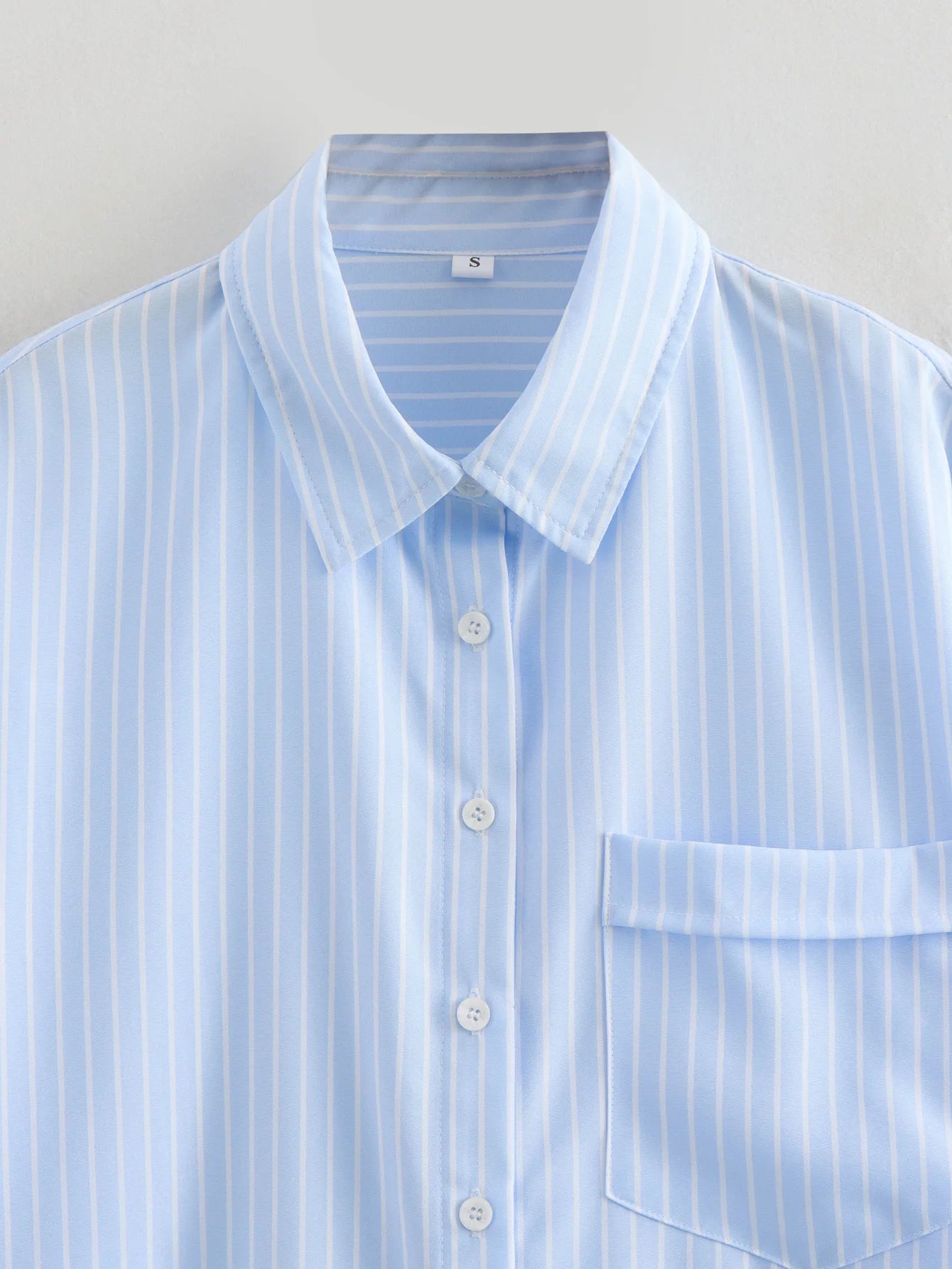 Women's Striped Button-Up Shirt – Casual Long Sleeve 4 colours available