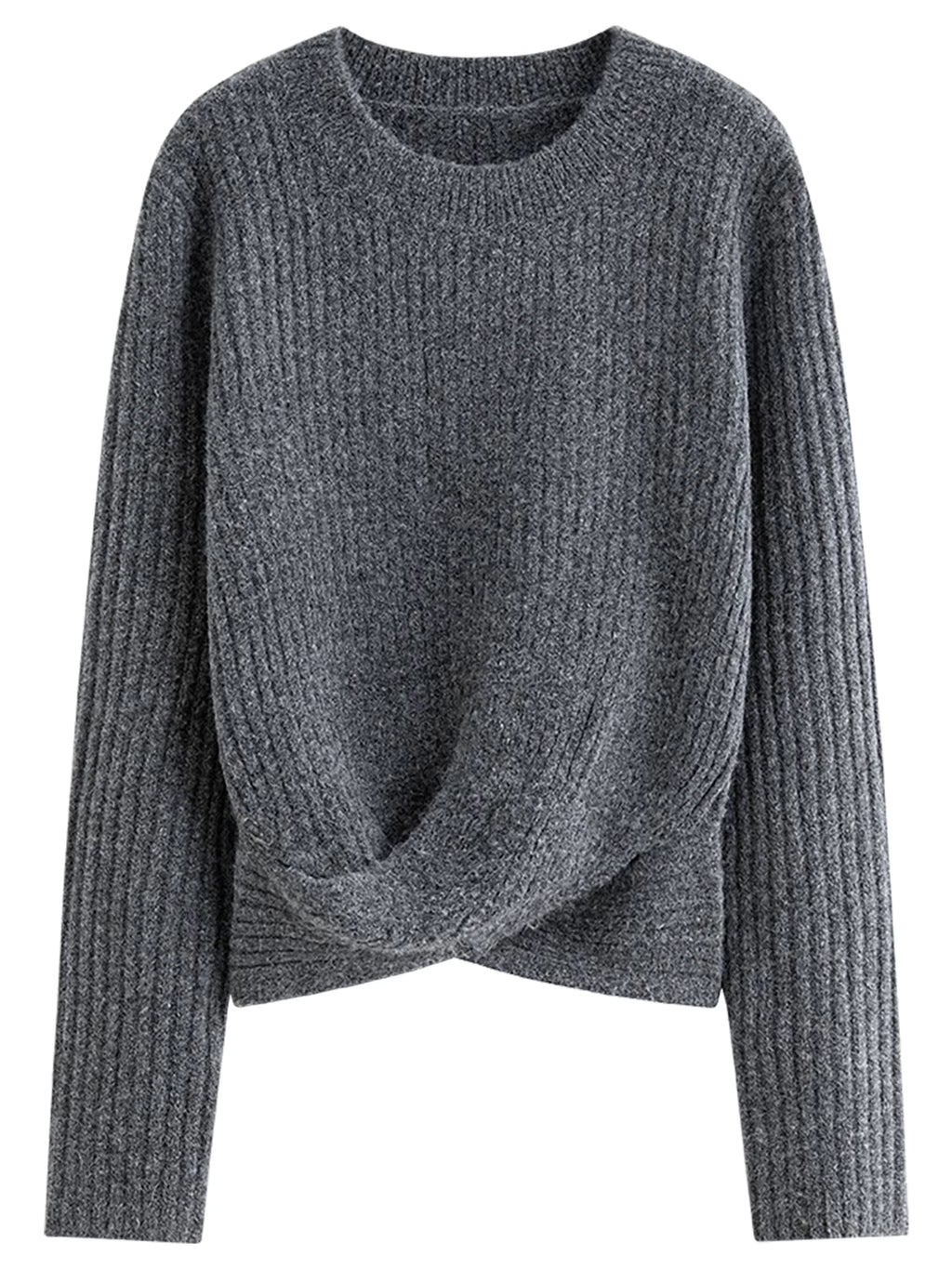 Fall 2025 Winter New Arrival Elegant Knitwear Twisted Knit Sweater and Skirt Two-Piece Outfit Sweater and Long Skirts Sets