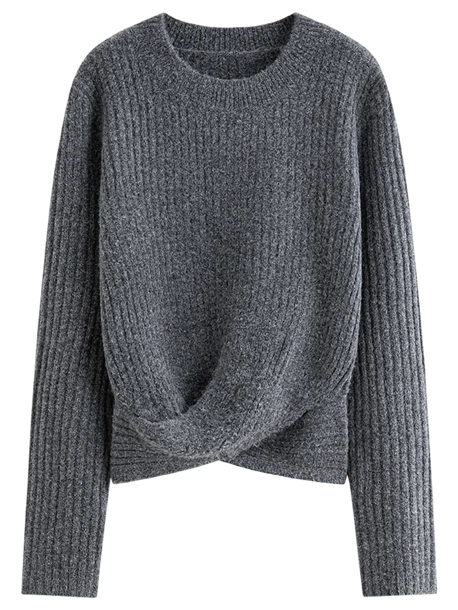 Fall 2025 Winter New Arrival Elegant Knitwear Twisted Knit Sweater and Skirt Two-Piece Outfit Sweater and Long Skirts Sets