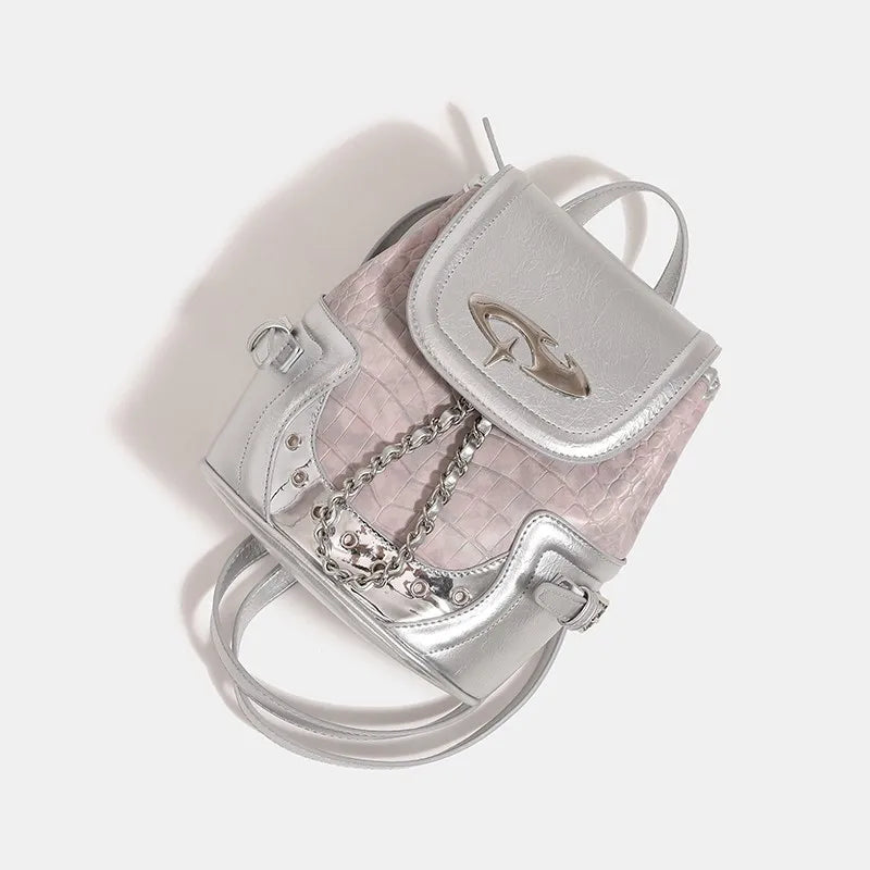 Small Shoulder Backpack Bag School Ladies Casual New Leather Luxury Designer Classic Crossbody Bag High Quality Handbags Trendy