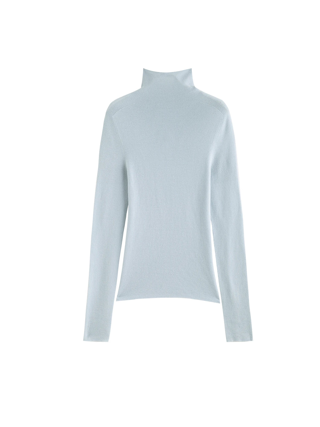 ZIQIAO Wool Sweater for Women Autumn and Winter New 18 Needle Nude Seamless Knitted Bottoming T-shirt