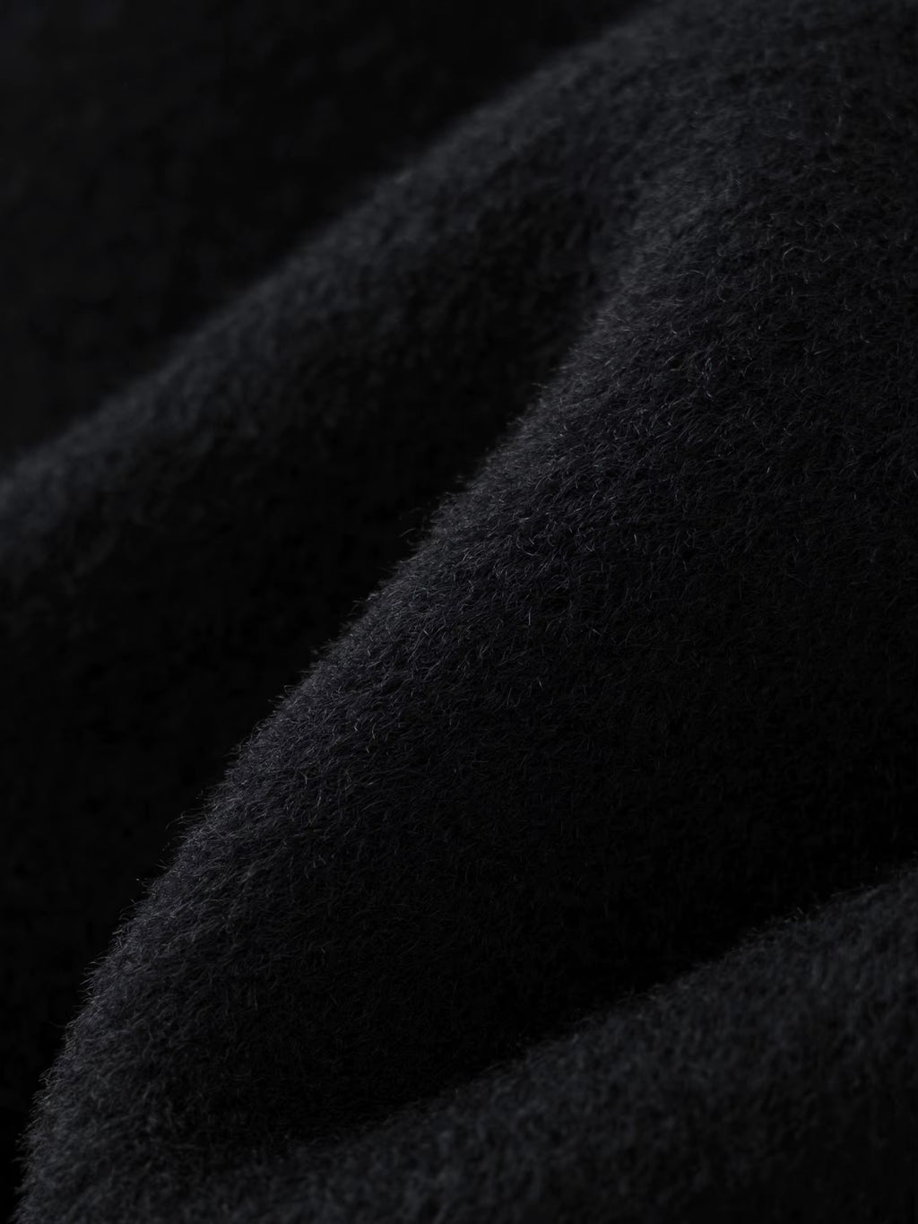 Elegant Sets Women Winter Cropped Black Coats Skirt Suit Peter Pan Collar Woolen Jacket Age-reducing Temperament French